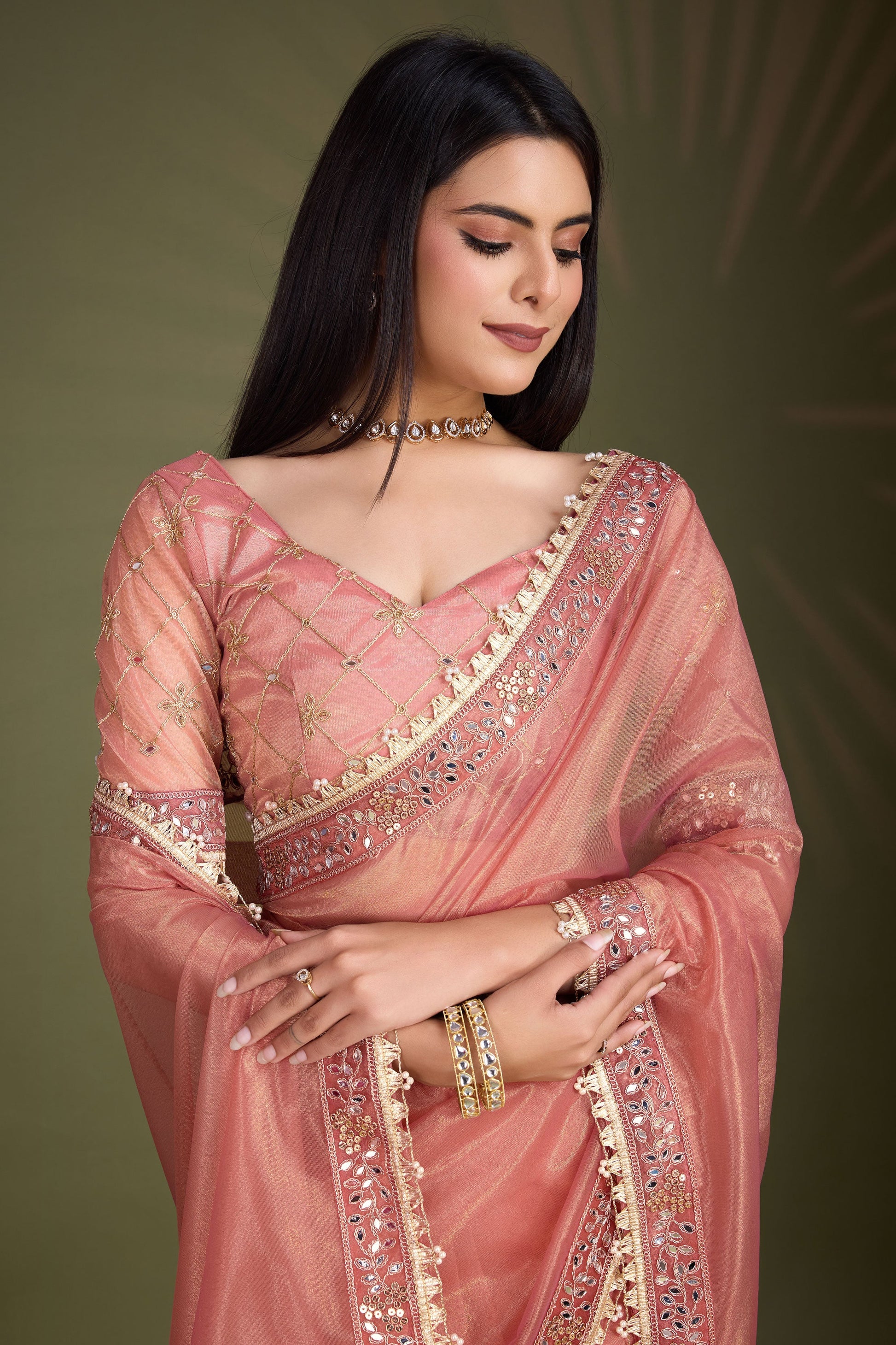 peach-shimmer-twill-weave-saree-zb132816_2_SareeButa.com