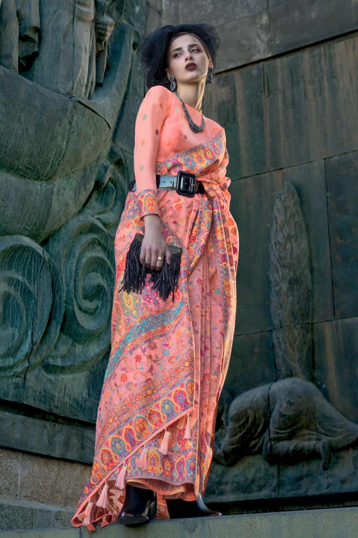 peach-woven-jamewar-kashmiri-organza-saree-zb130813_2_SareeButa.com