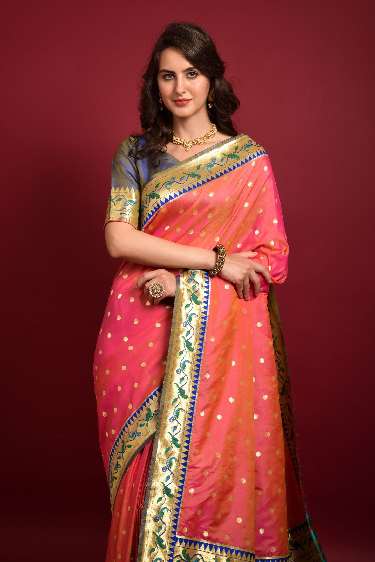 peach-paithani-silk-saree-zb131528_2_SareeButa.com