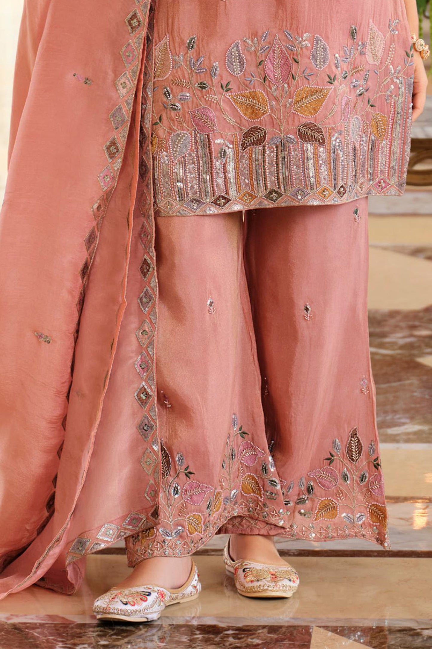 Peach Readymade Embroidered Simar Silk Suit-SAR12011_5_SareeButa.com