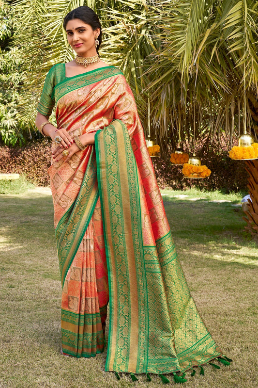 checkered-silk-kanjivaram-saree-zb132327_1_SareeButa.com