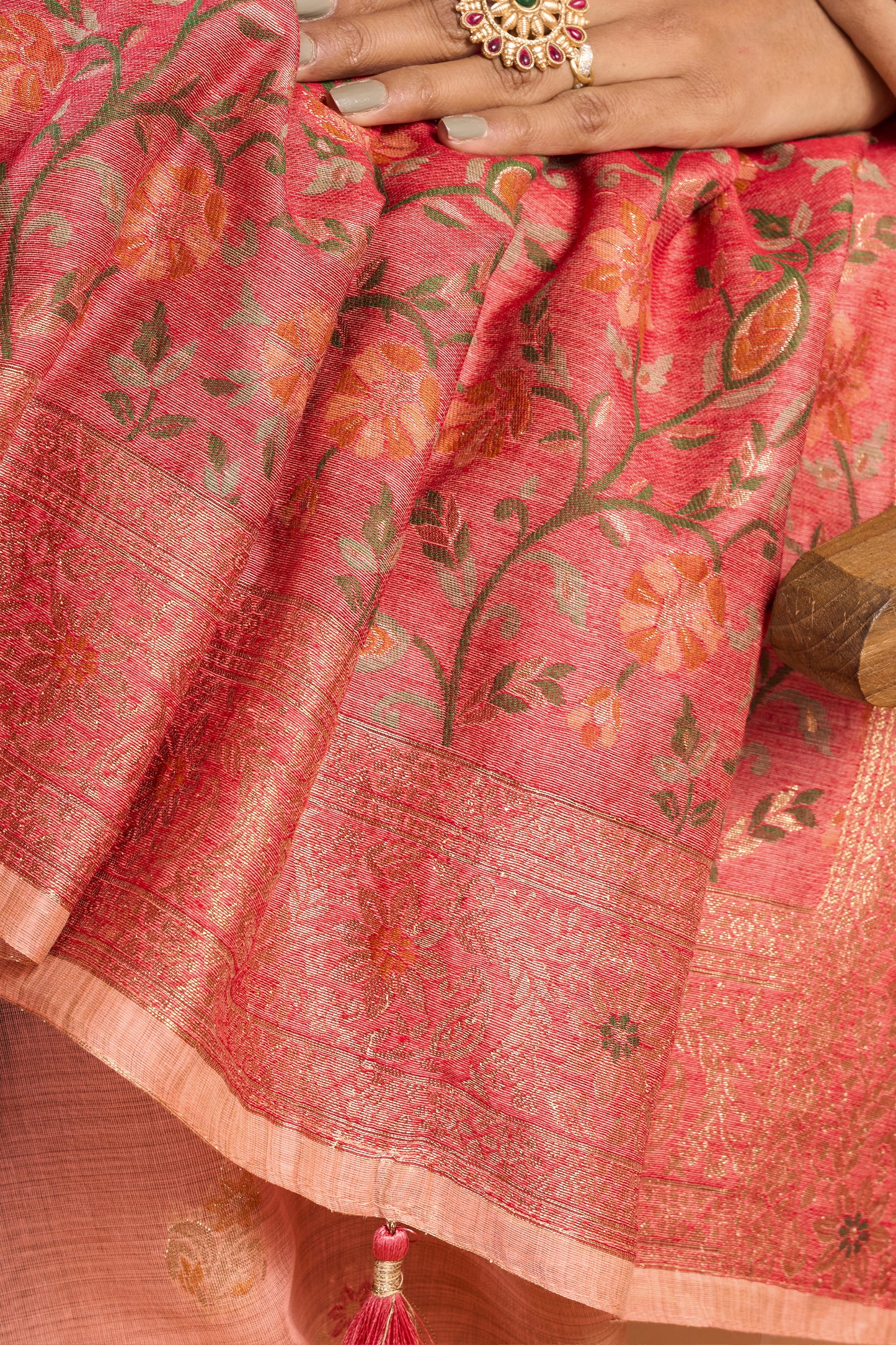 Peach Woven Cotton Silk Saree-SAR12608_4_SareeButa.com