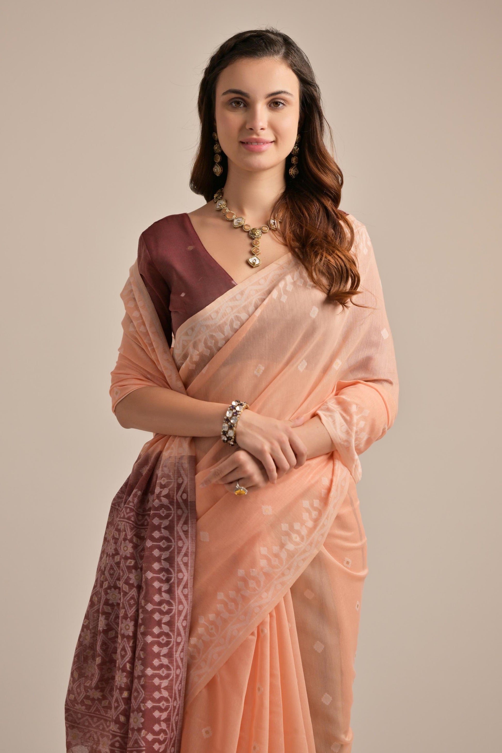 peach-woven-muga-cotton-saree-zb132649_2_SareeButa.com