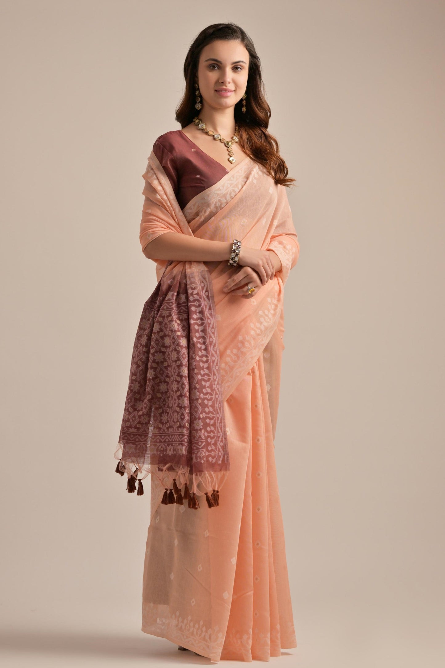 peach-woven-muga-cotton-saree-zb132649_3_SareeButa.com