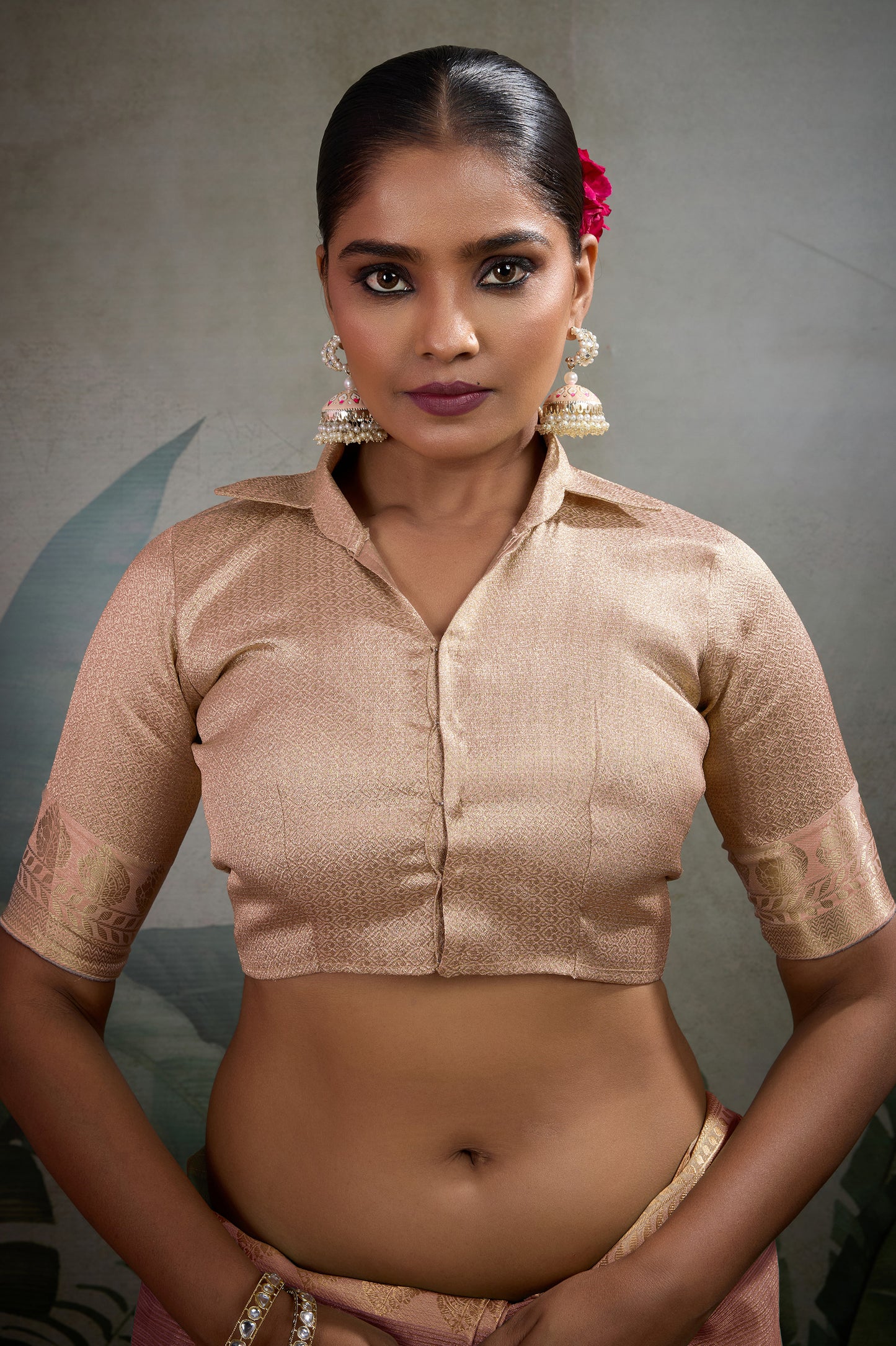 Peach Woven Zari Tissue Saree-SAR11813_5_SareeButa.com