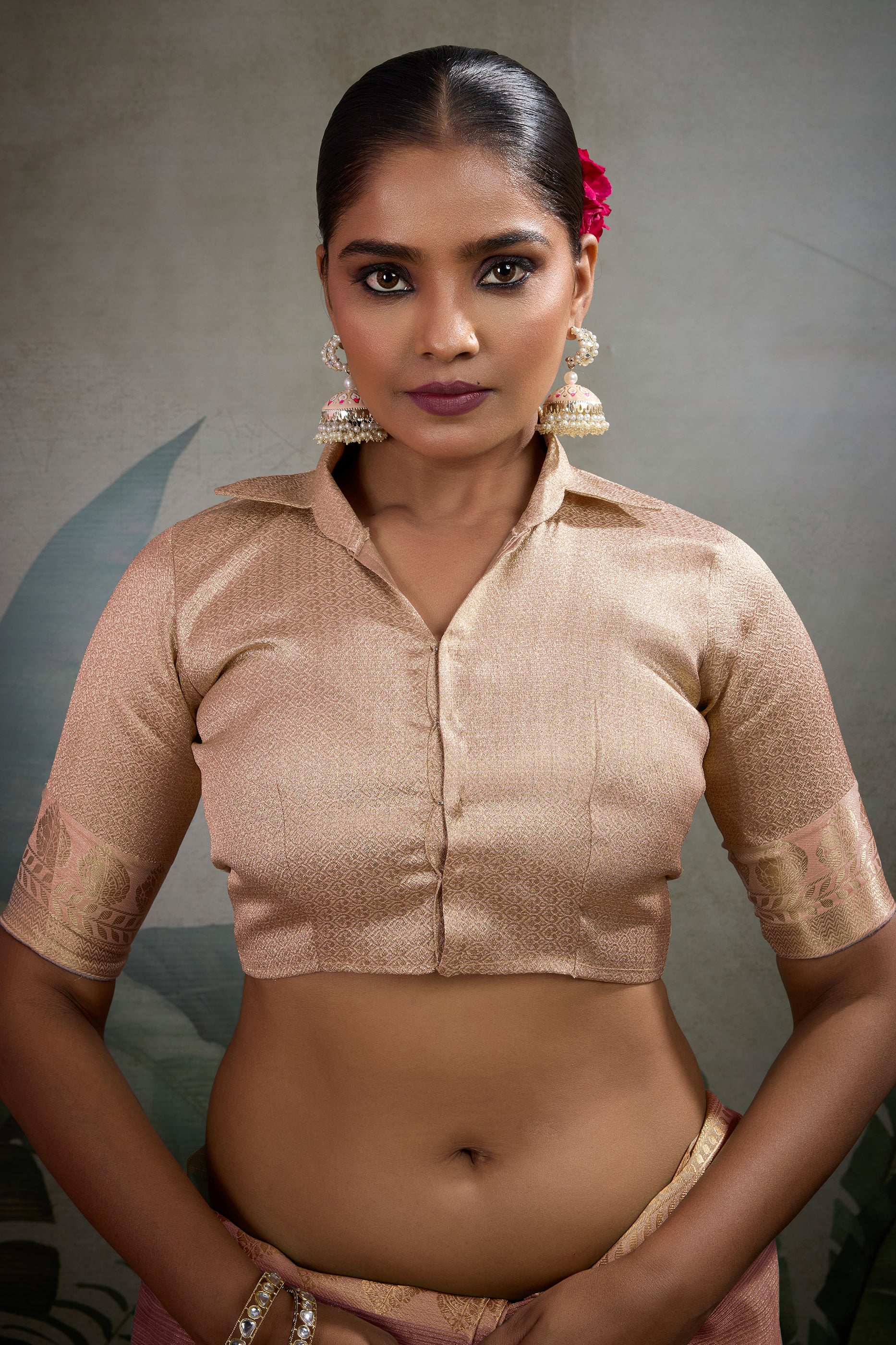 Peach Woven Zari Tissue Saree-SAR11813_5_SareeButa.com
