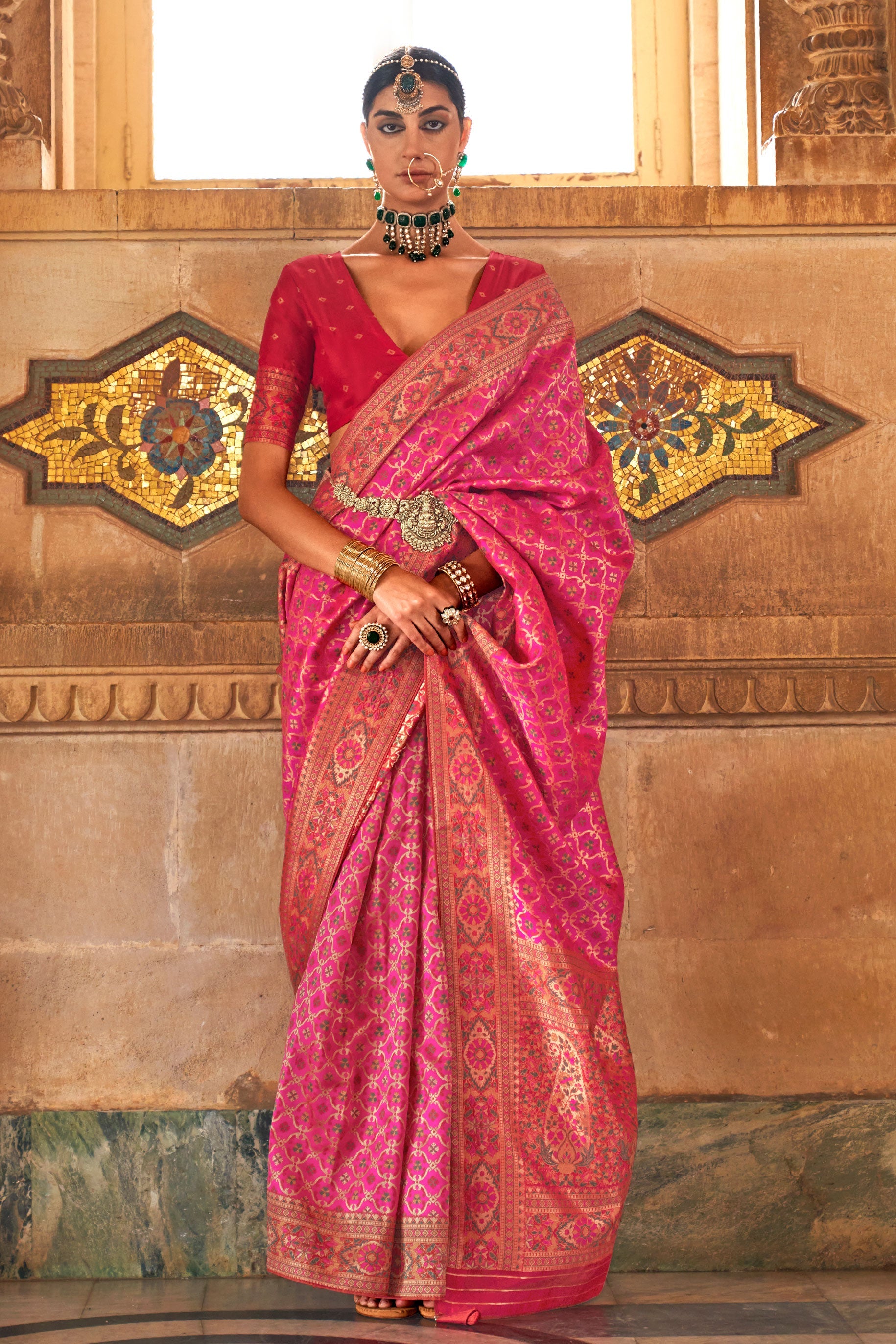 pink-banarasi-silk-saree-zb130999_1_SareeButa.com