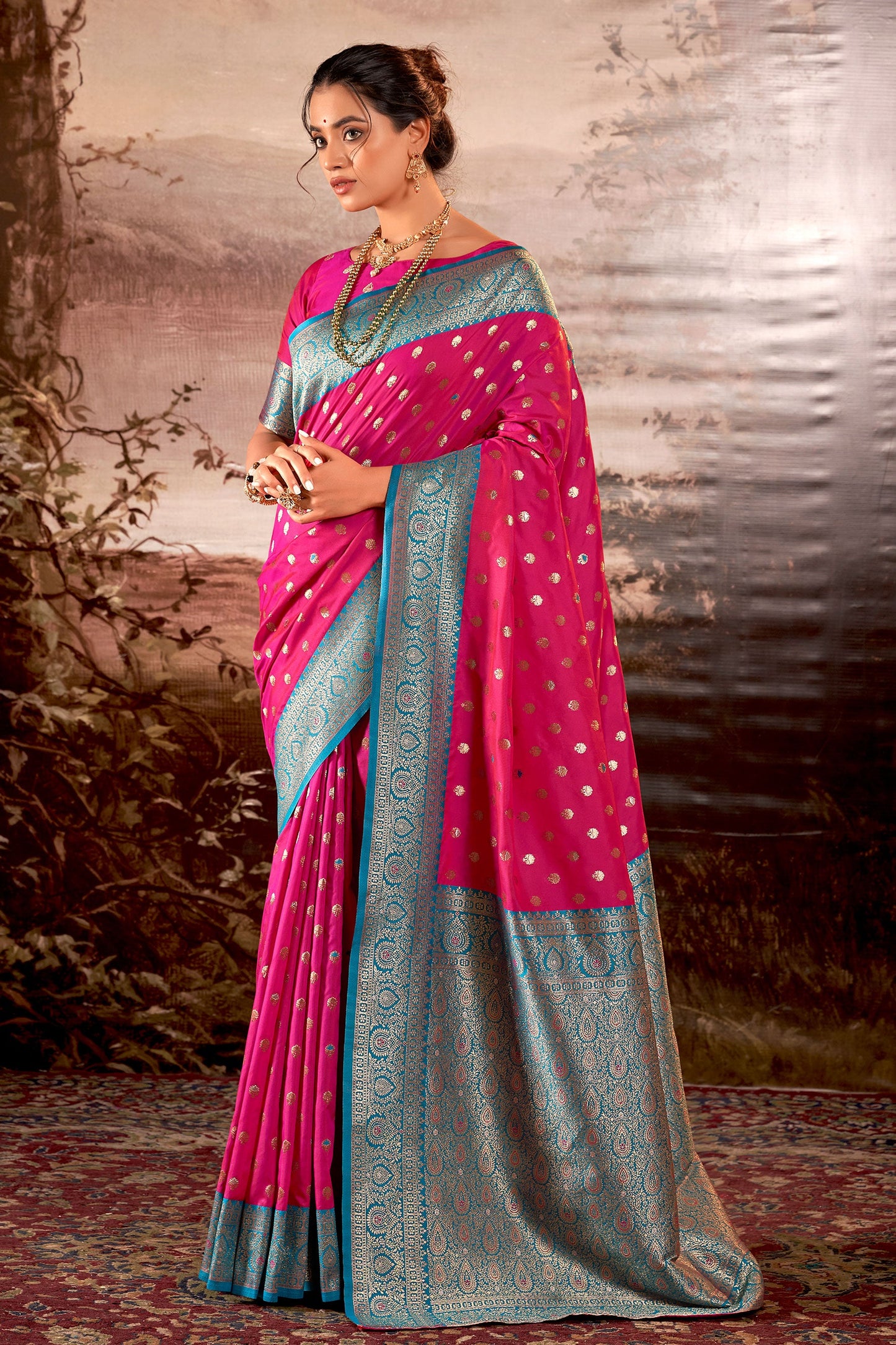 pink-banarasi-silk-saree-zb131706_1_SareeButa.com