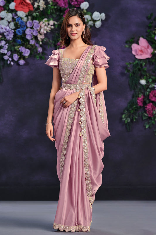 pink-crepe-satin-silk-readymade-saree-zb131318_1_SareeButa.com