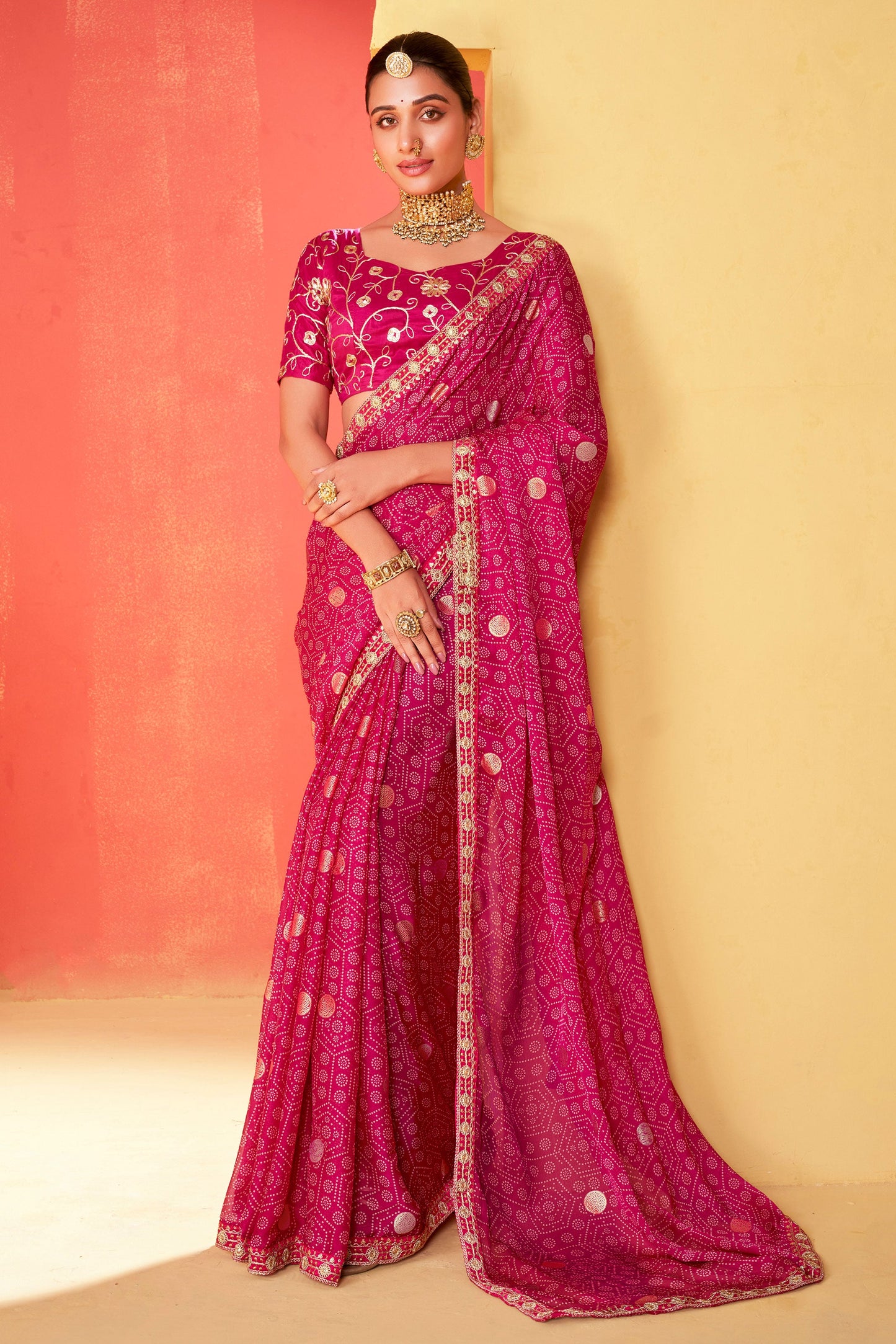 pink-embroidered-chiffon-bandhani-saree-zb131243_1_SareeButa.com