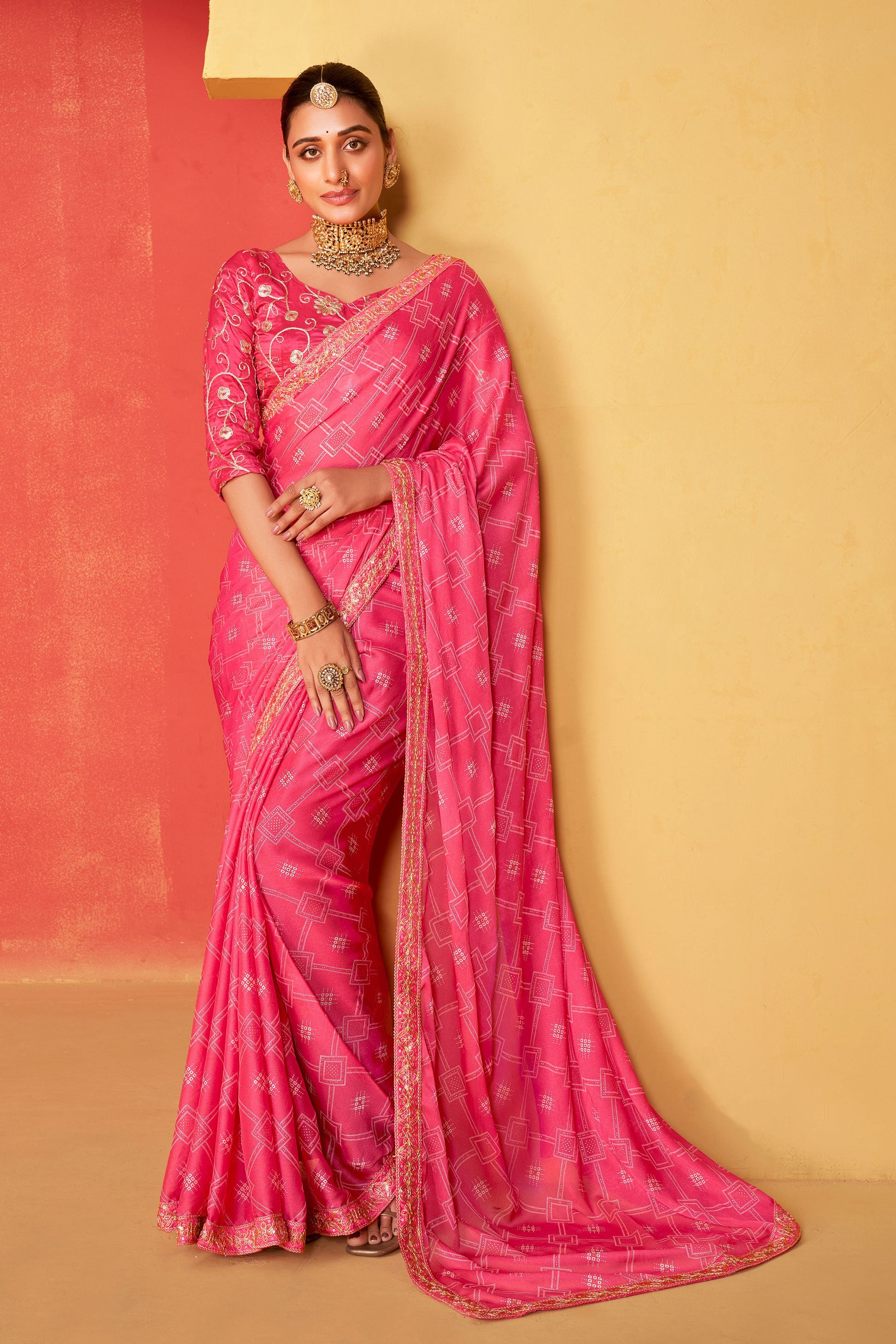 pink-embroidered-chiffon-bandhani-saree-zb131251_1_SareeButa.com