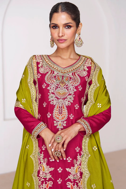 pink-embroidered-chinon-silk-straight-suit-ss114_2_SareeButa.com