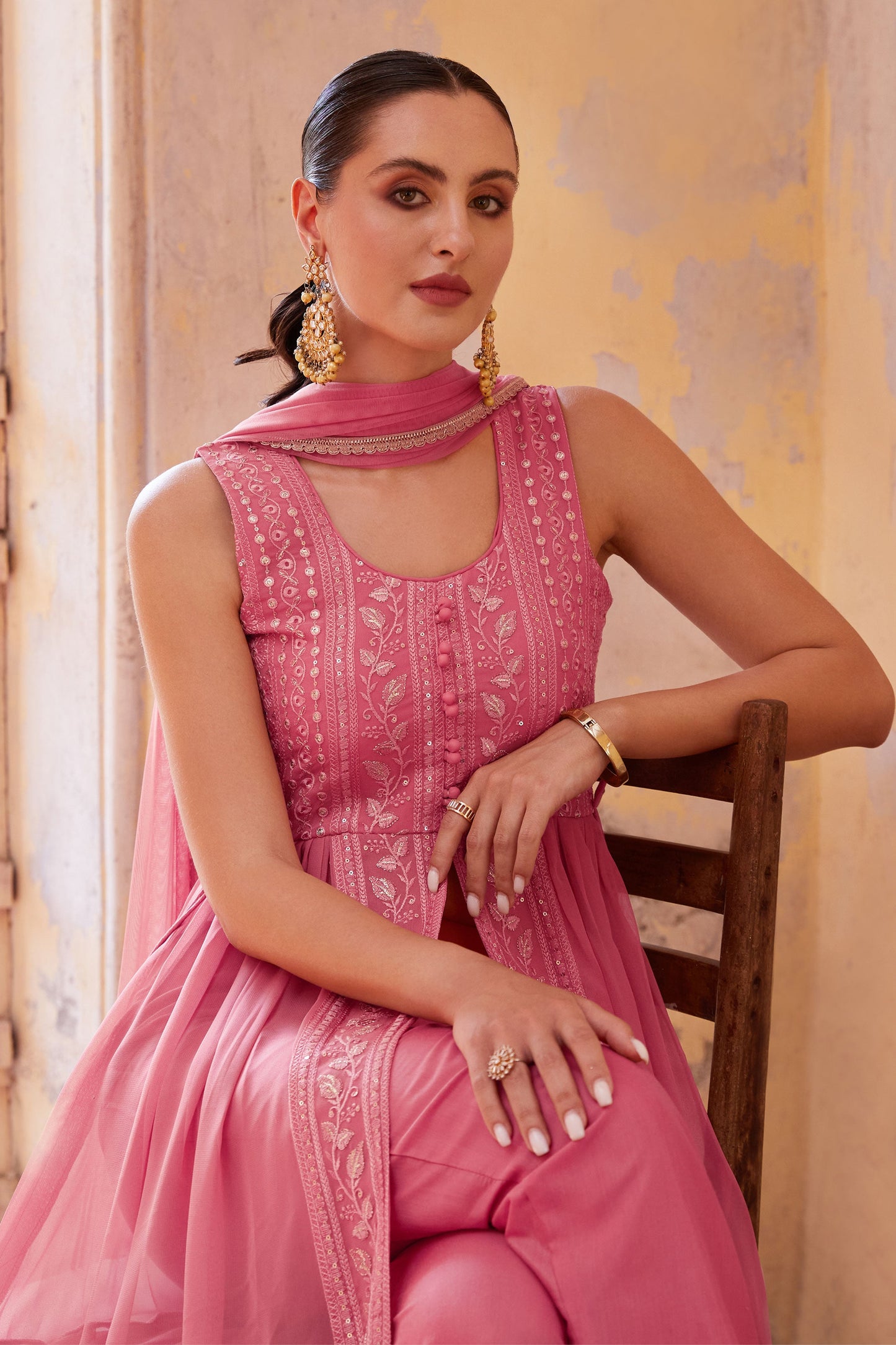 pink-embroidered-front-slit-georgette-suit-ss105_2_SareeButa.com