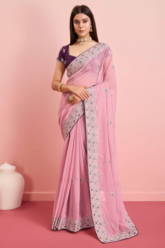 pink-embroidered-georgette-saree-zb131409_1_SareeButa.com