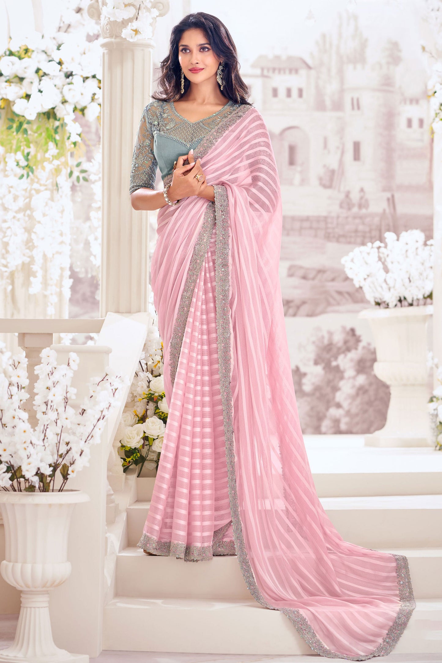 pink-embroidered-georgette-saree-zb132533_1_SareeButa.com