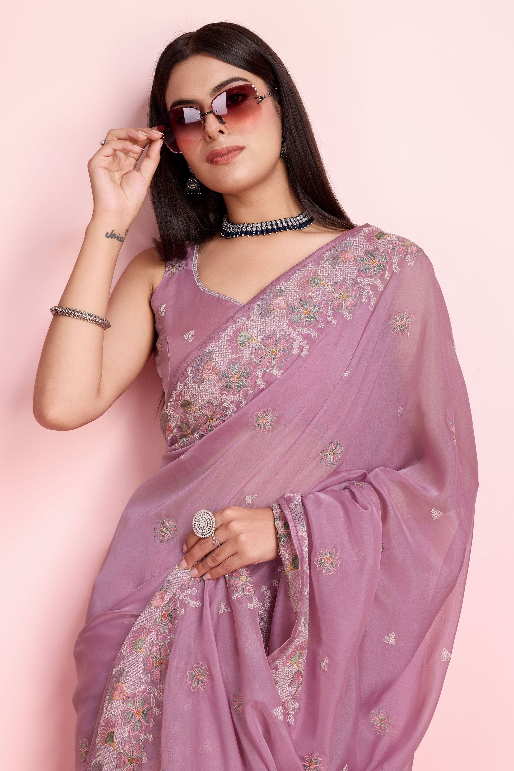 pink-embroidered-organza-saree-zb131399_3_SareeButa.com