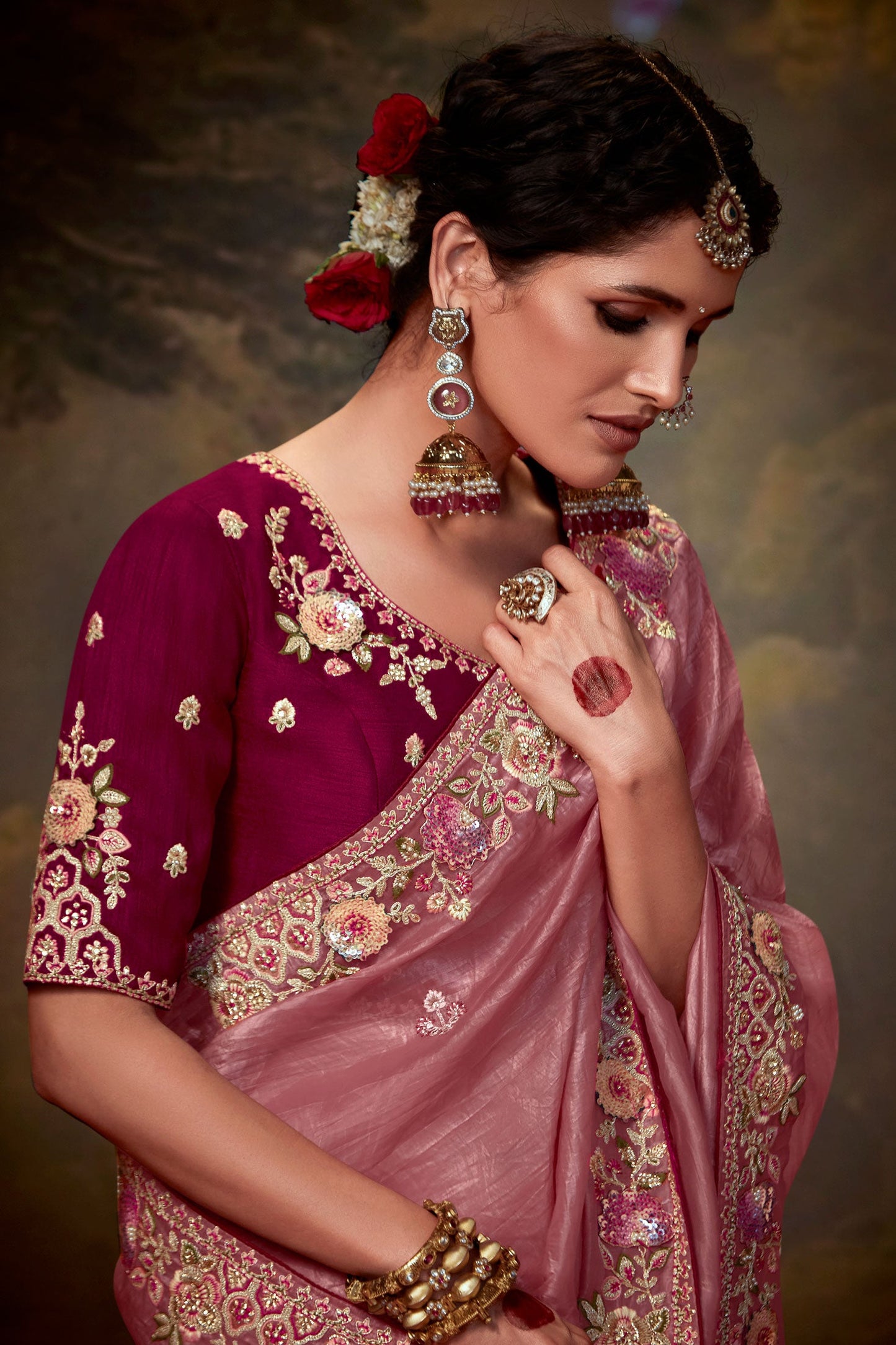 pink-embroidered-organza-saree-zb132750_3_SareeButa.com