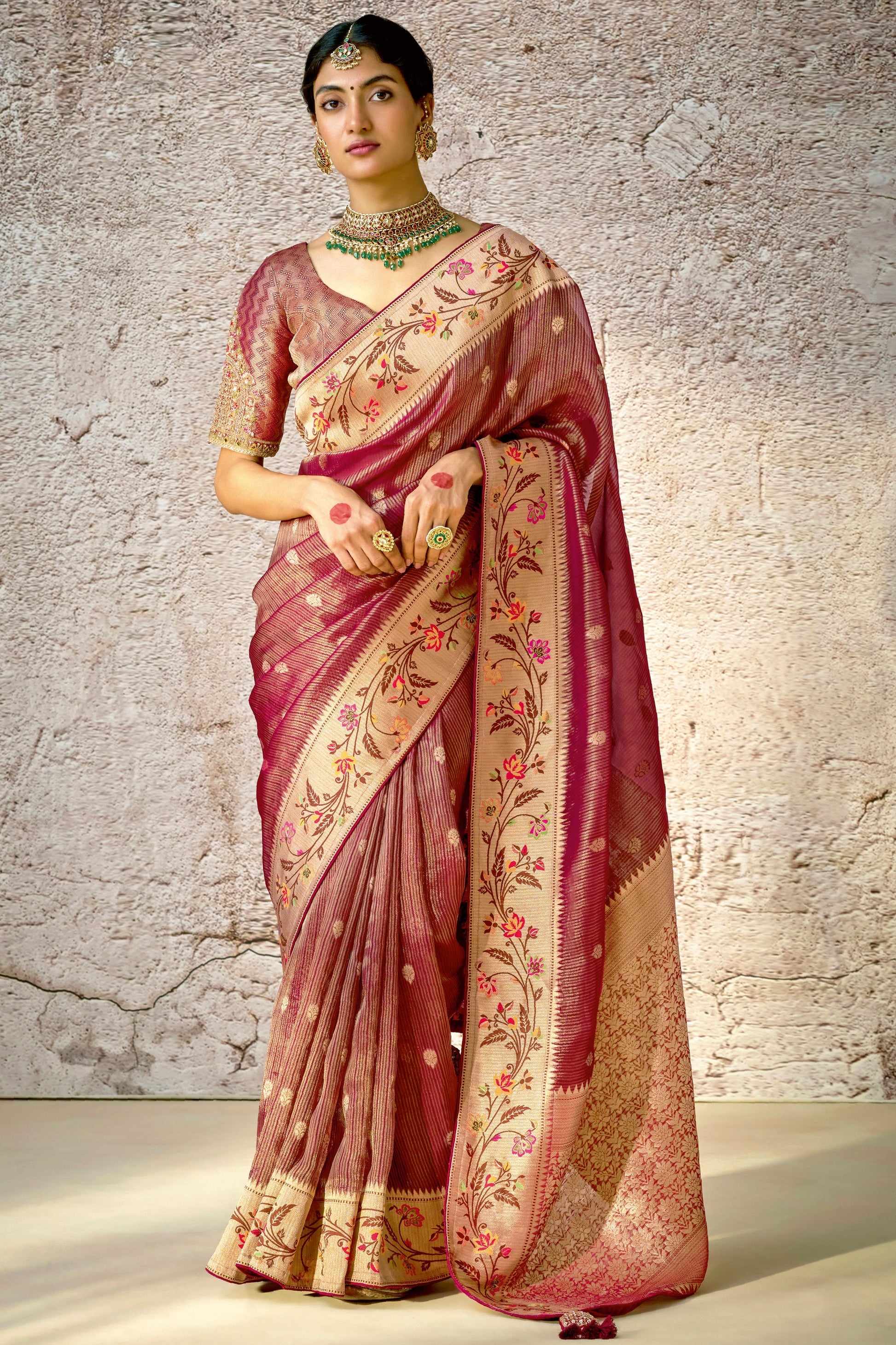 pink-kora-silk-banarasi-saree-zb132913_1_SareeButa.com