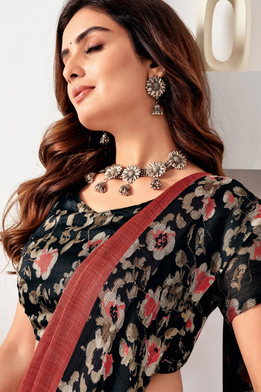pink-printed-chiffon-saree-zb130926_2_SareeButa.com