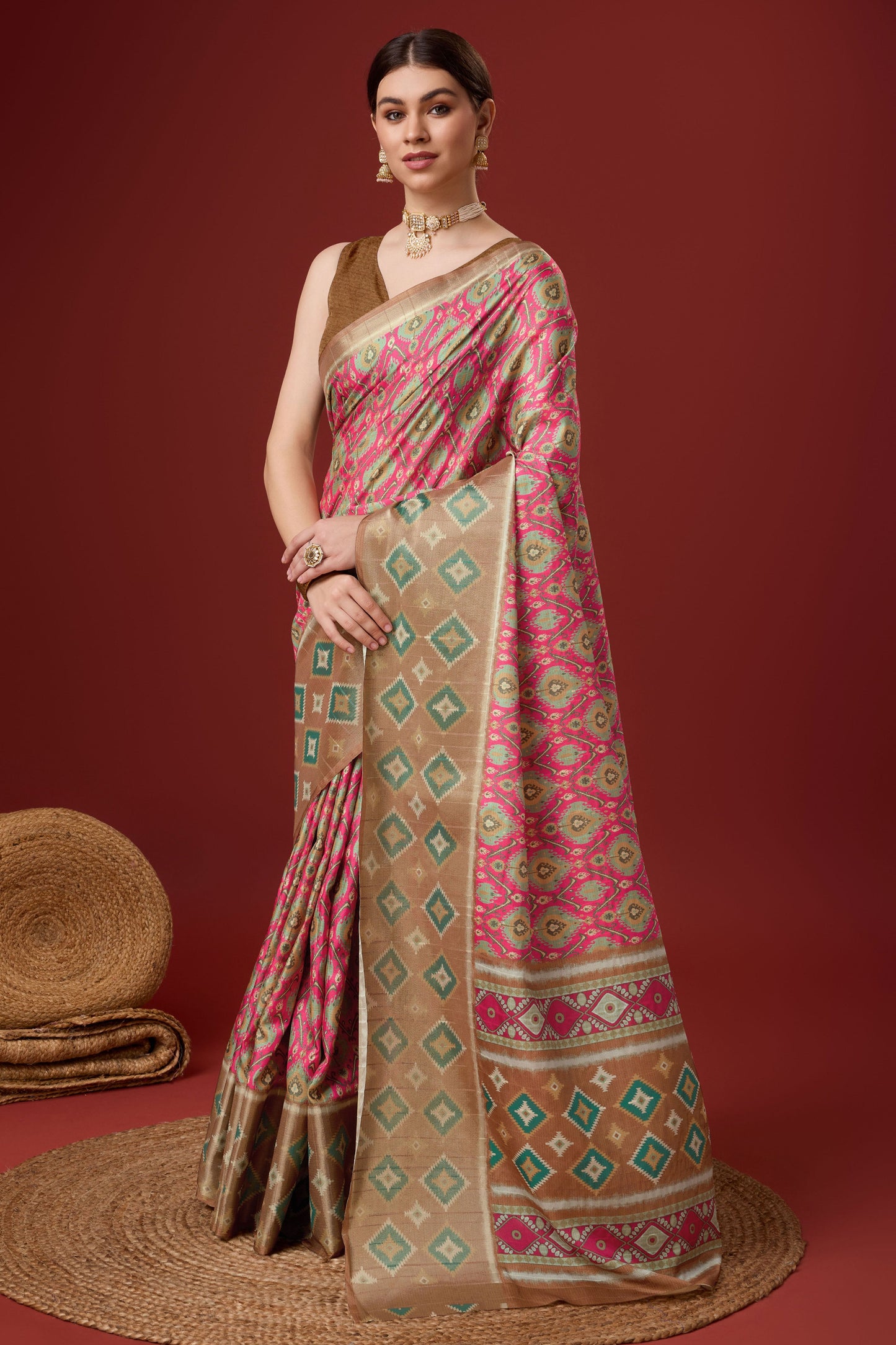 pink-printed-cotton-silk-saree-zb131893_4_SareeButa.com