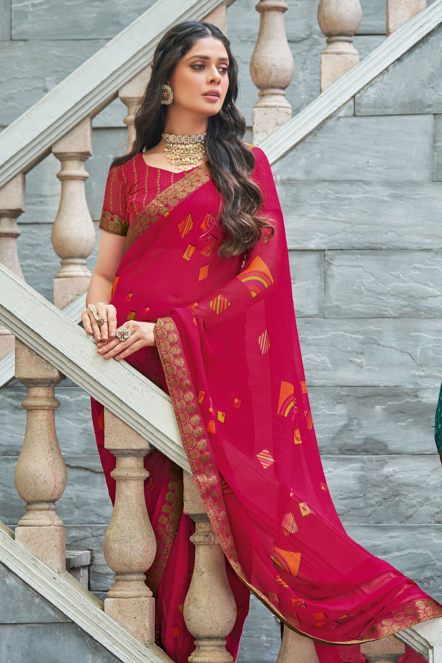 pink-printed-georgette-saree-zb130909_2_SareeButa.com