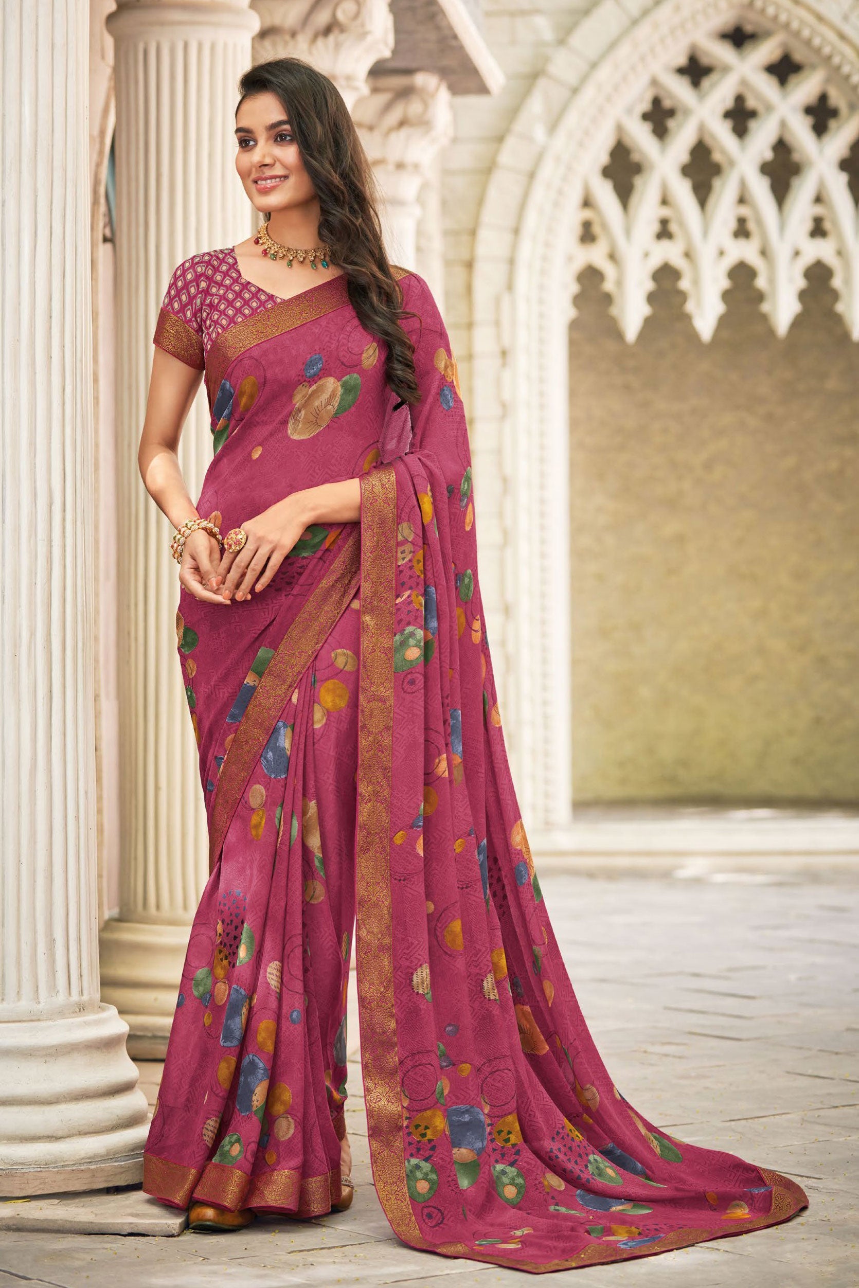 pink-printed-georgette-saree-zb130916_1_SareeButa.com