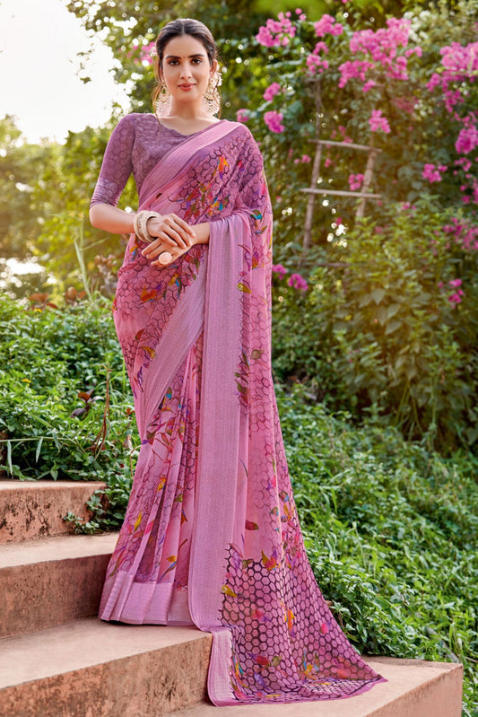 pink-printed-georgette-saree-zb130929_1_SareeButa.com