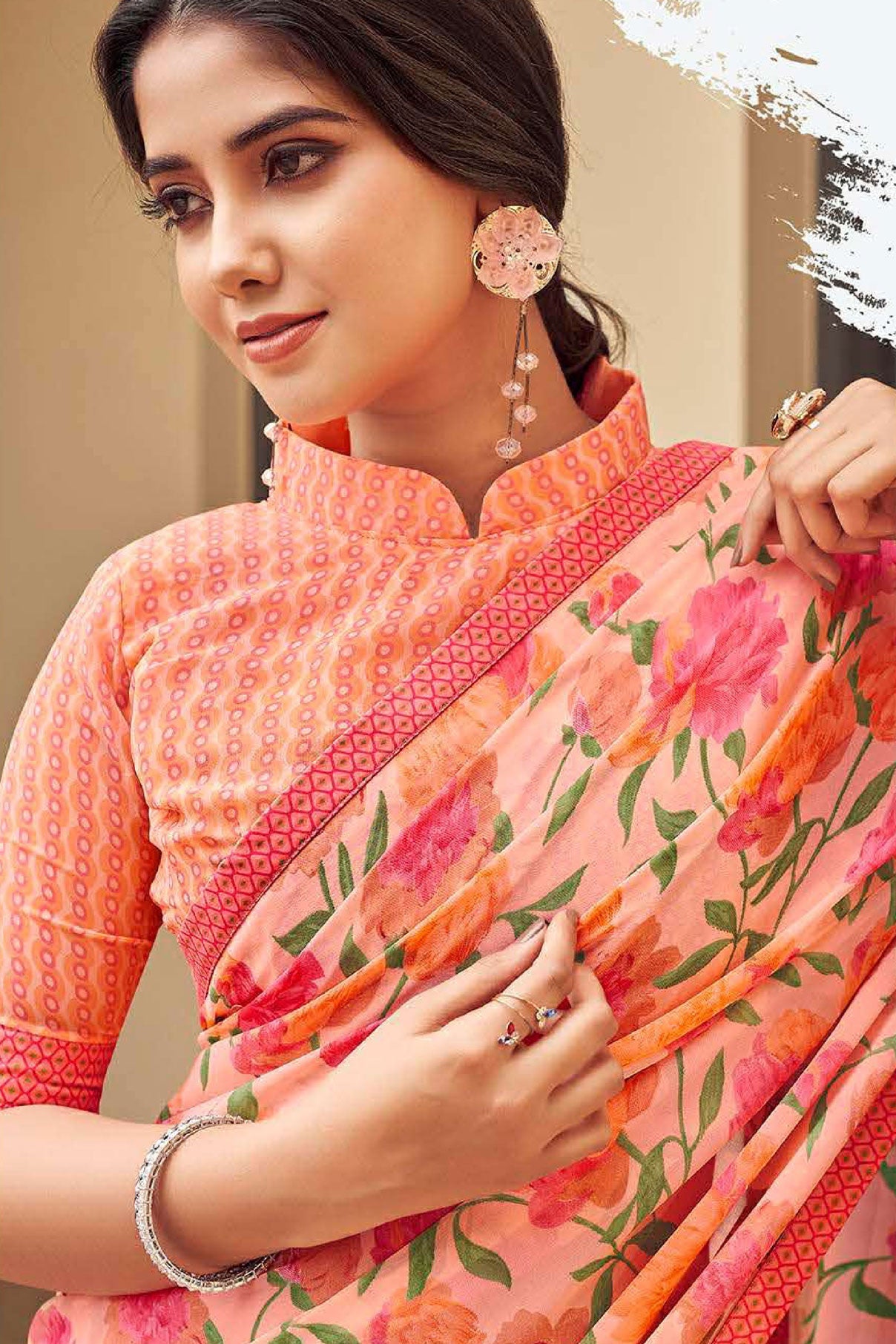 pink-printed-georgette-saree-zb130953_2_SareeButa.com