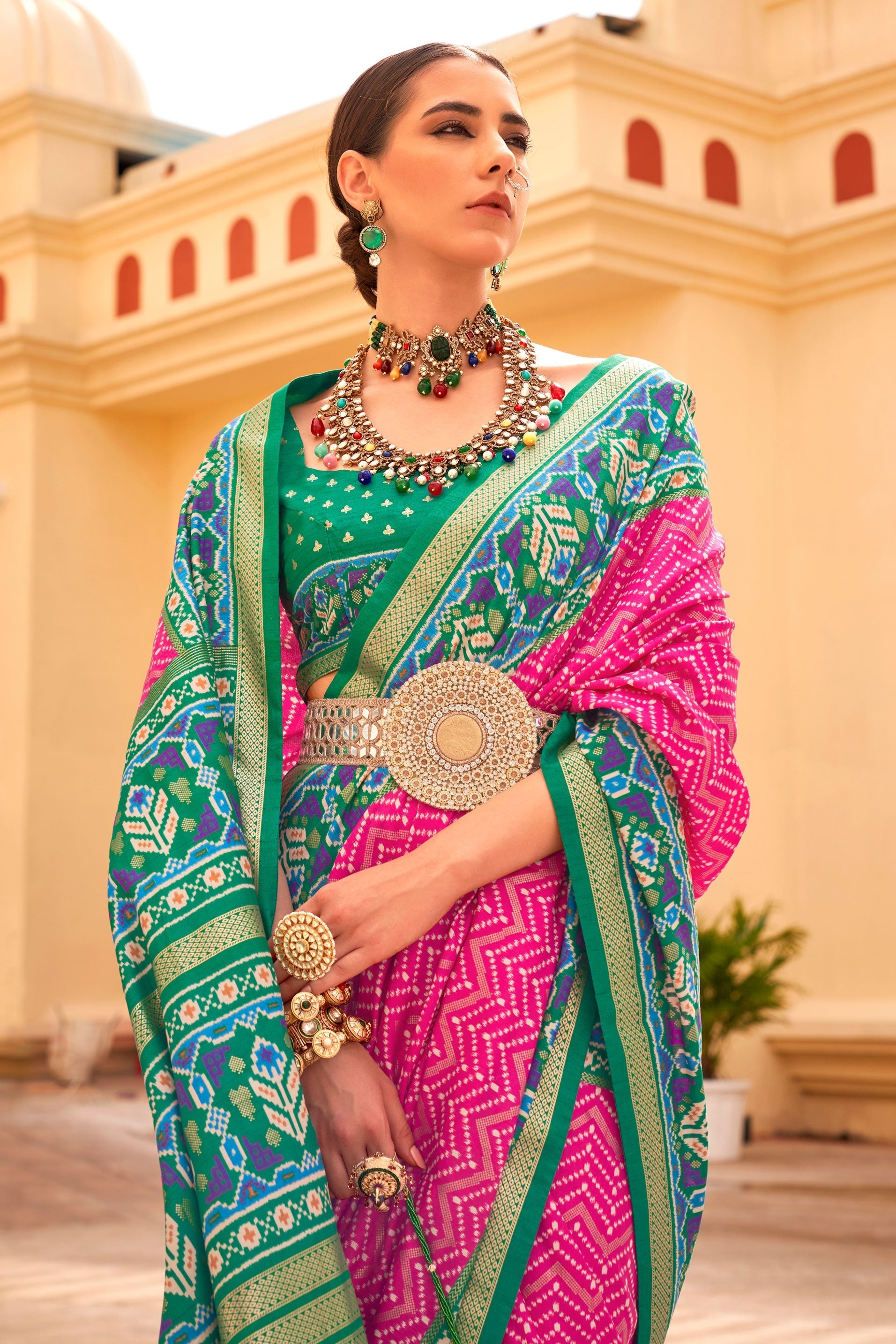 pink-printed-patola-silk-saree-zb131003_2_SareeButa.com