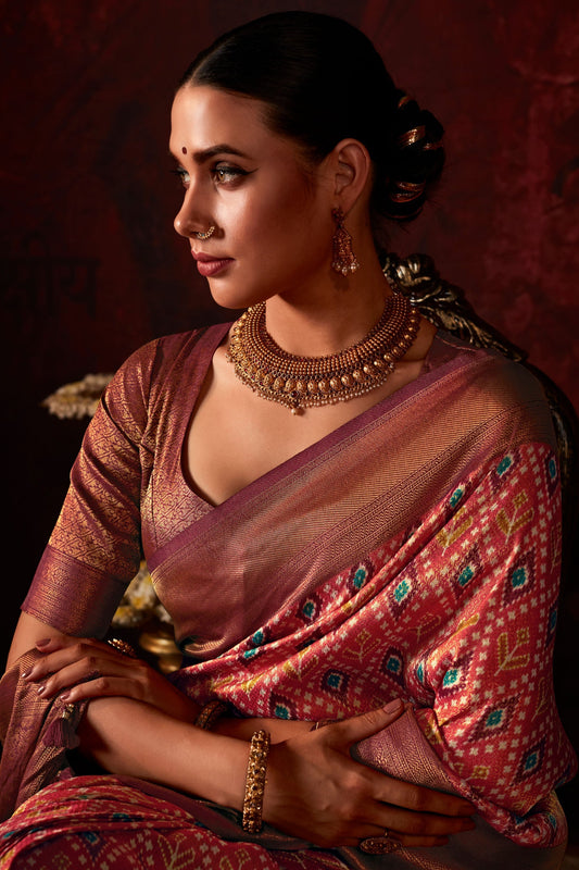 pink-printed-patola-silk-saree-zb131060_2_SareeButa.com
