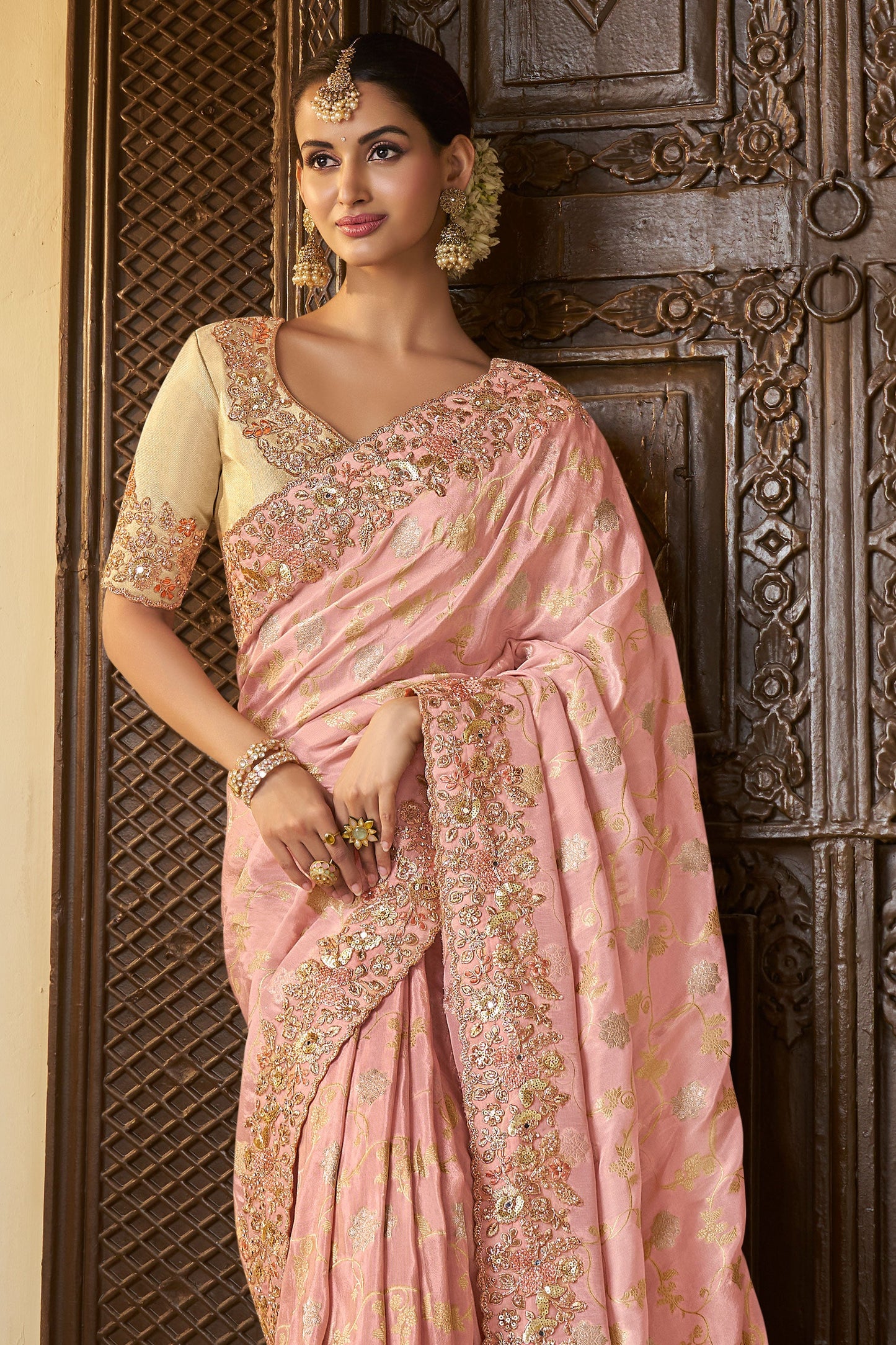 Pink Pure Tissue Silk Saree-ZB133711_2_SareeButa.com