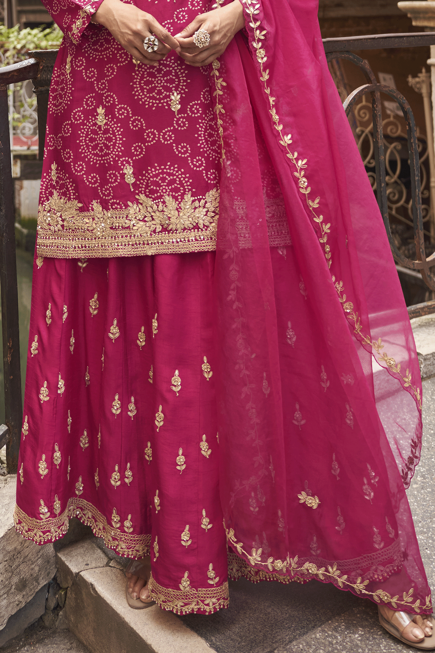 Pink Readymade Embroidered Silk Suit-SS903_3_SareeButa.com