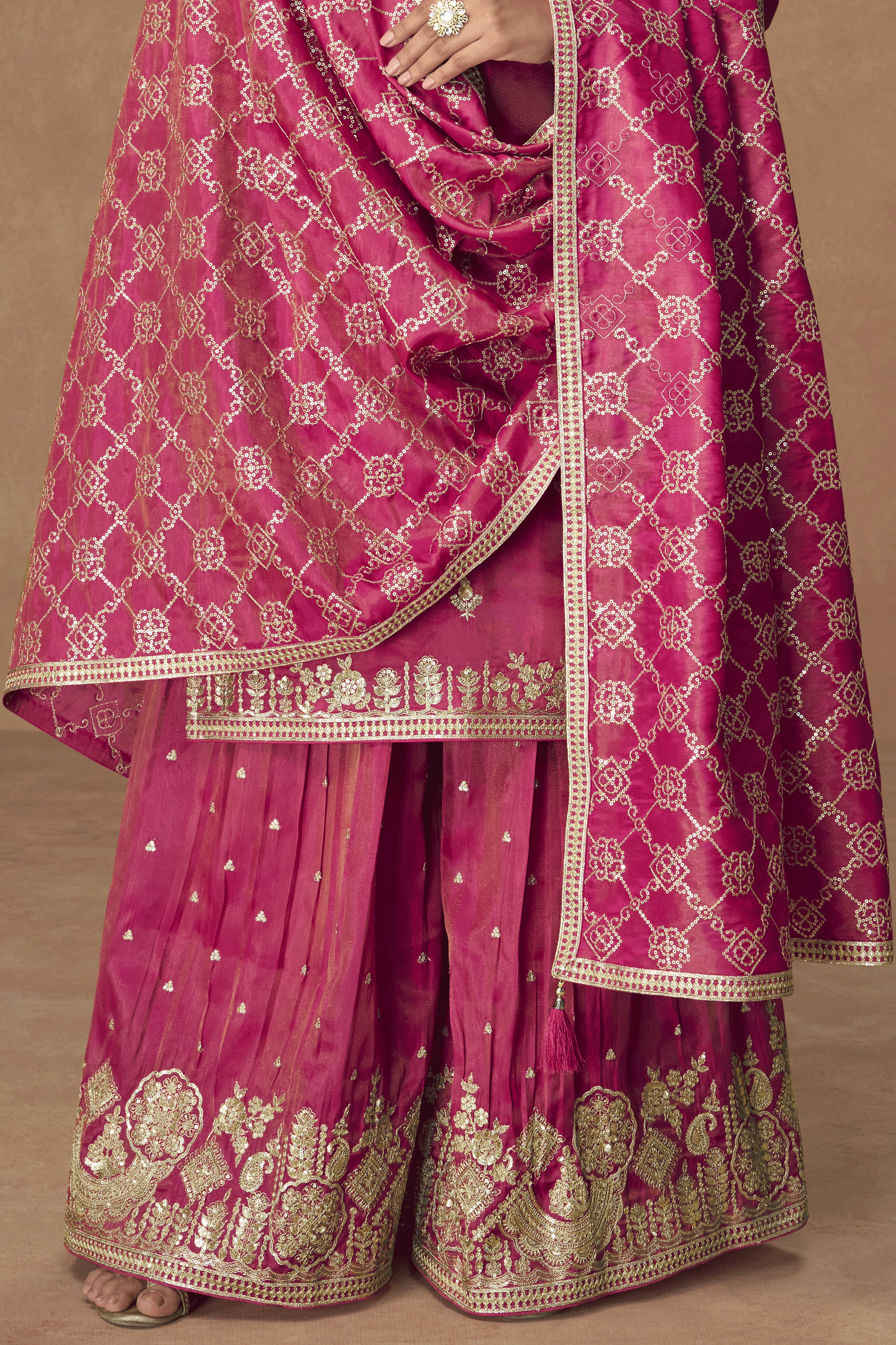 Pink Readymade Embroidered Simar Silk Suit-SS863_3_SareeButa.com