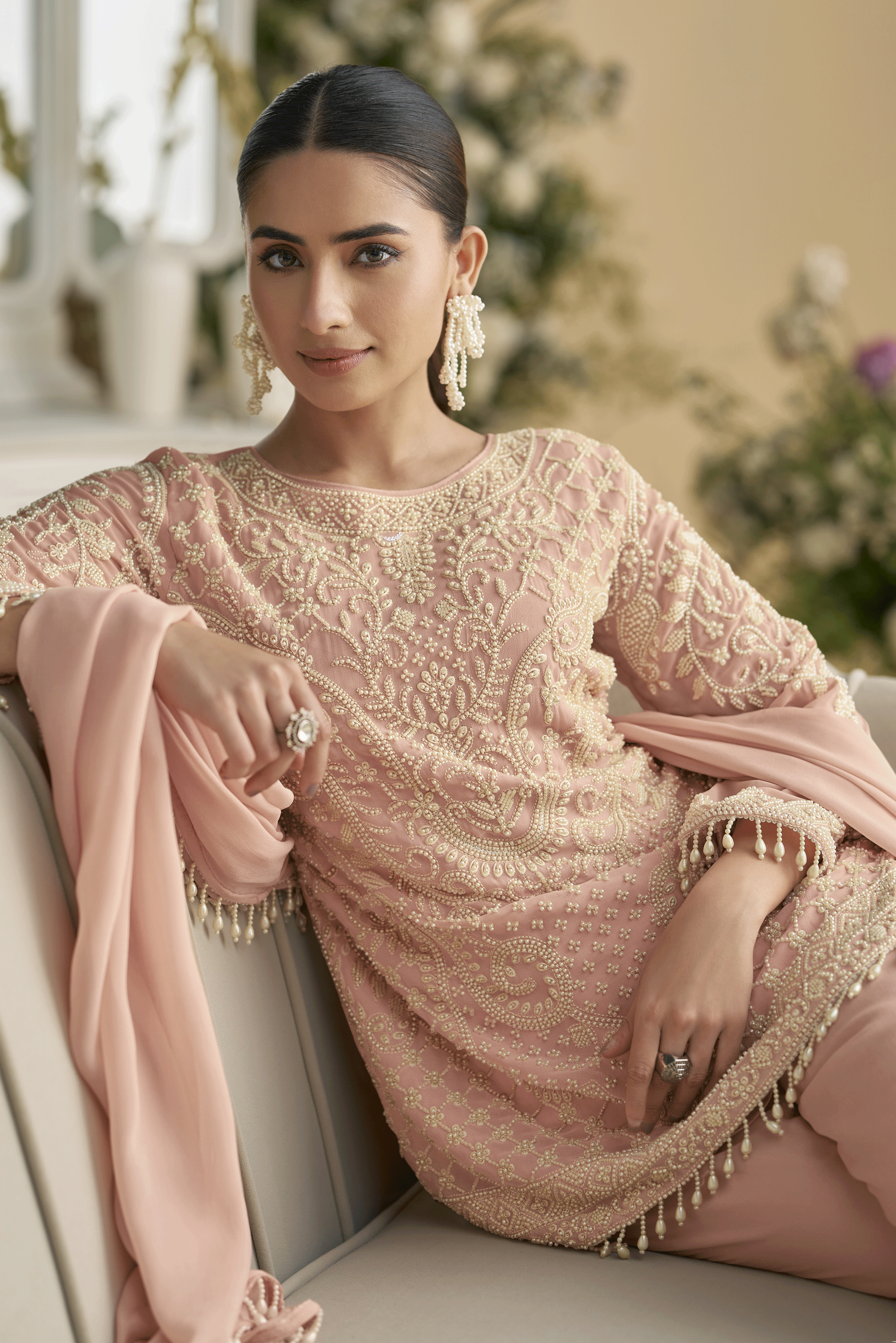 Pink Readymade Heavy Work Georgette Palazzo Suit-SS854_3_SareeButa.com