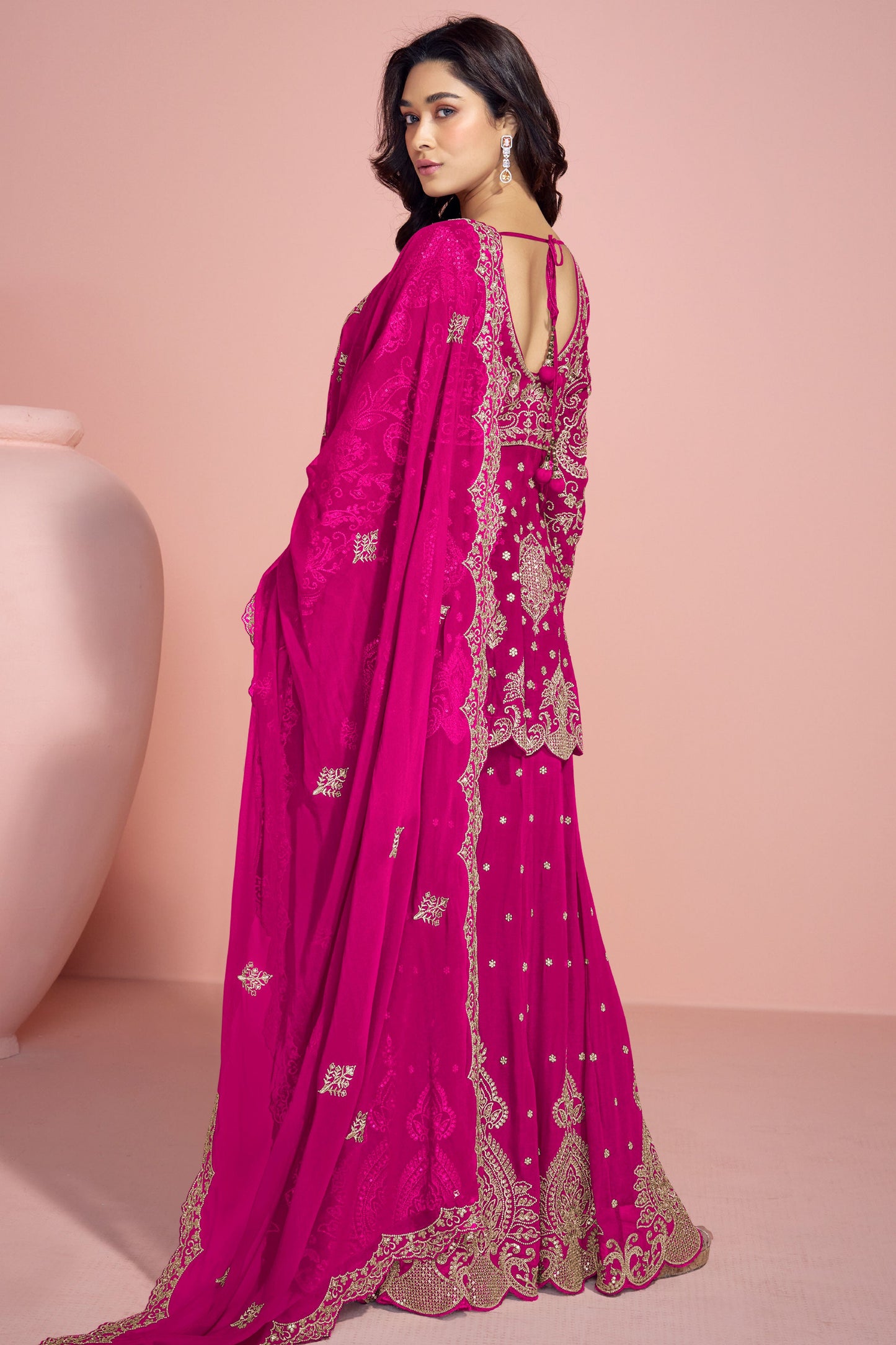 Pink Readymade Heavywork Georgette Suit-SS189_3_SareeButa.com