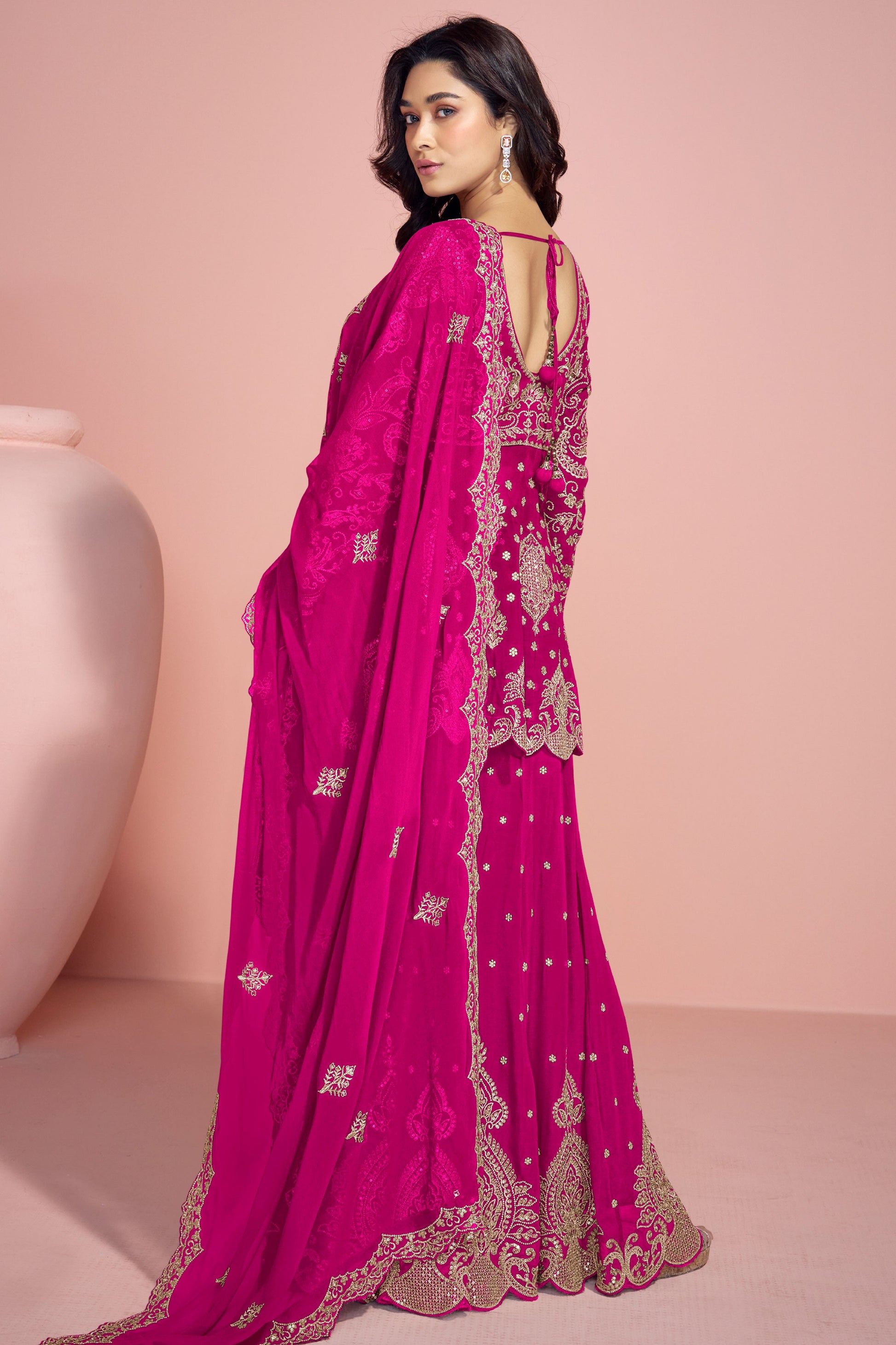Pink Readymade Heavywork Georgette Suit-SS189_3_SareeButa.com