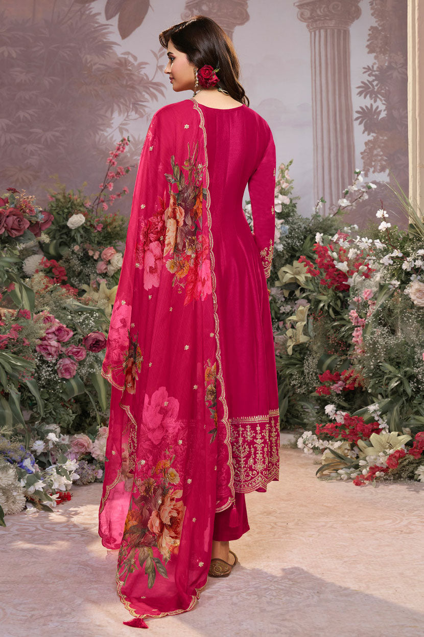 Pink Readymade Silk Anarkali Suit-SS960_3_SareeButa.com