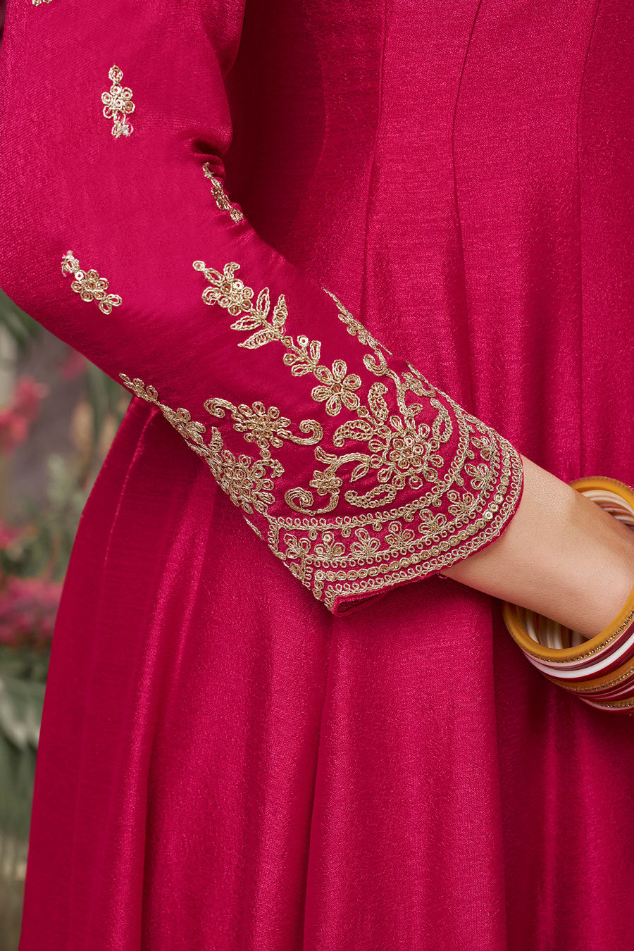 Pink Readymade Silk Anarkali Suit-SS960_6_SareeButa.com