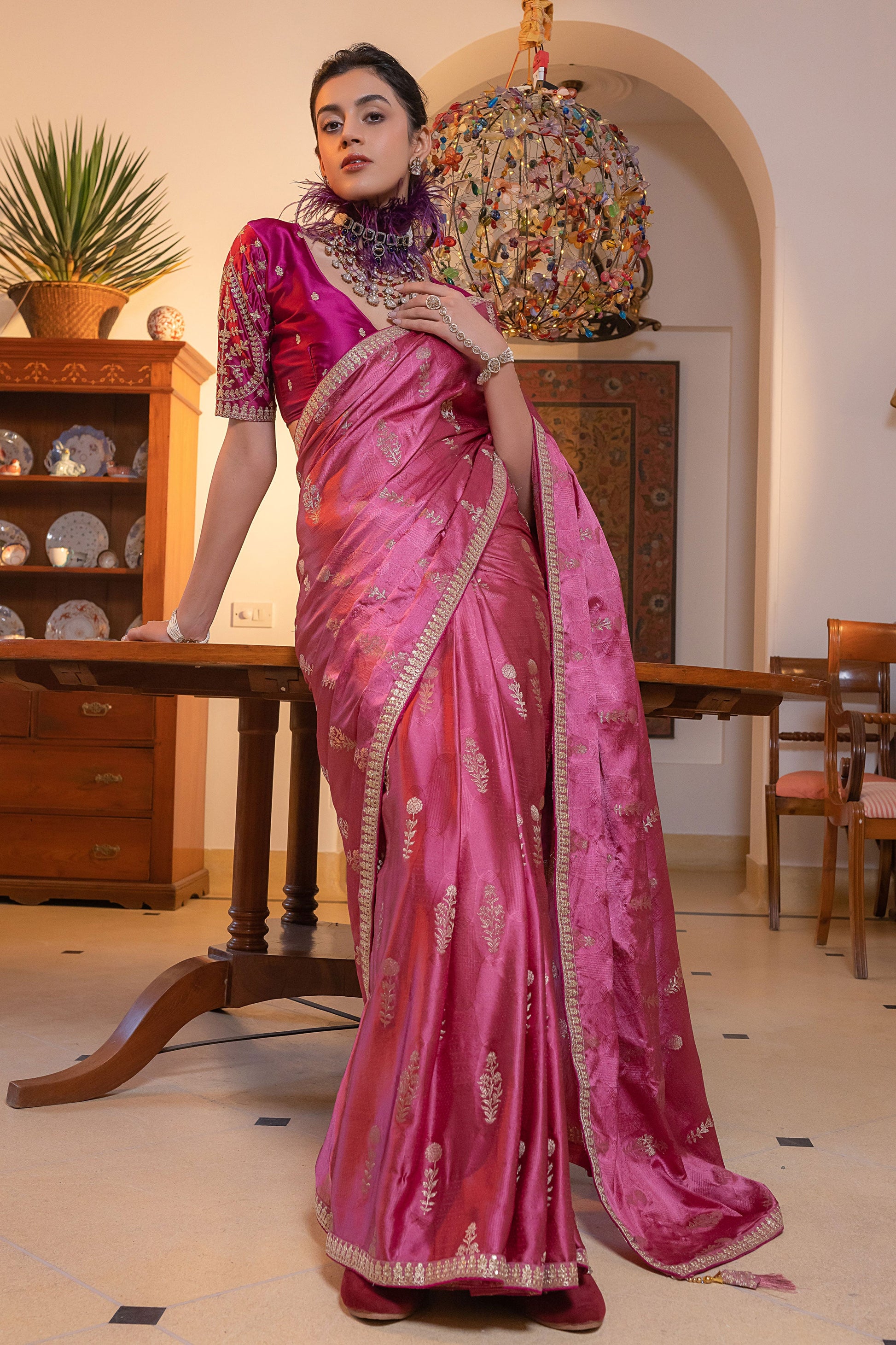 pink-satin-silk-saree-zb132252_1_SareeButa.com