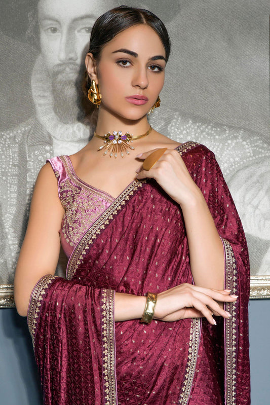 wine-satin-viscose-saree-zb131381_2_SareeButa.com