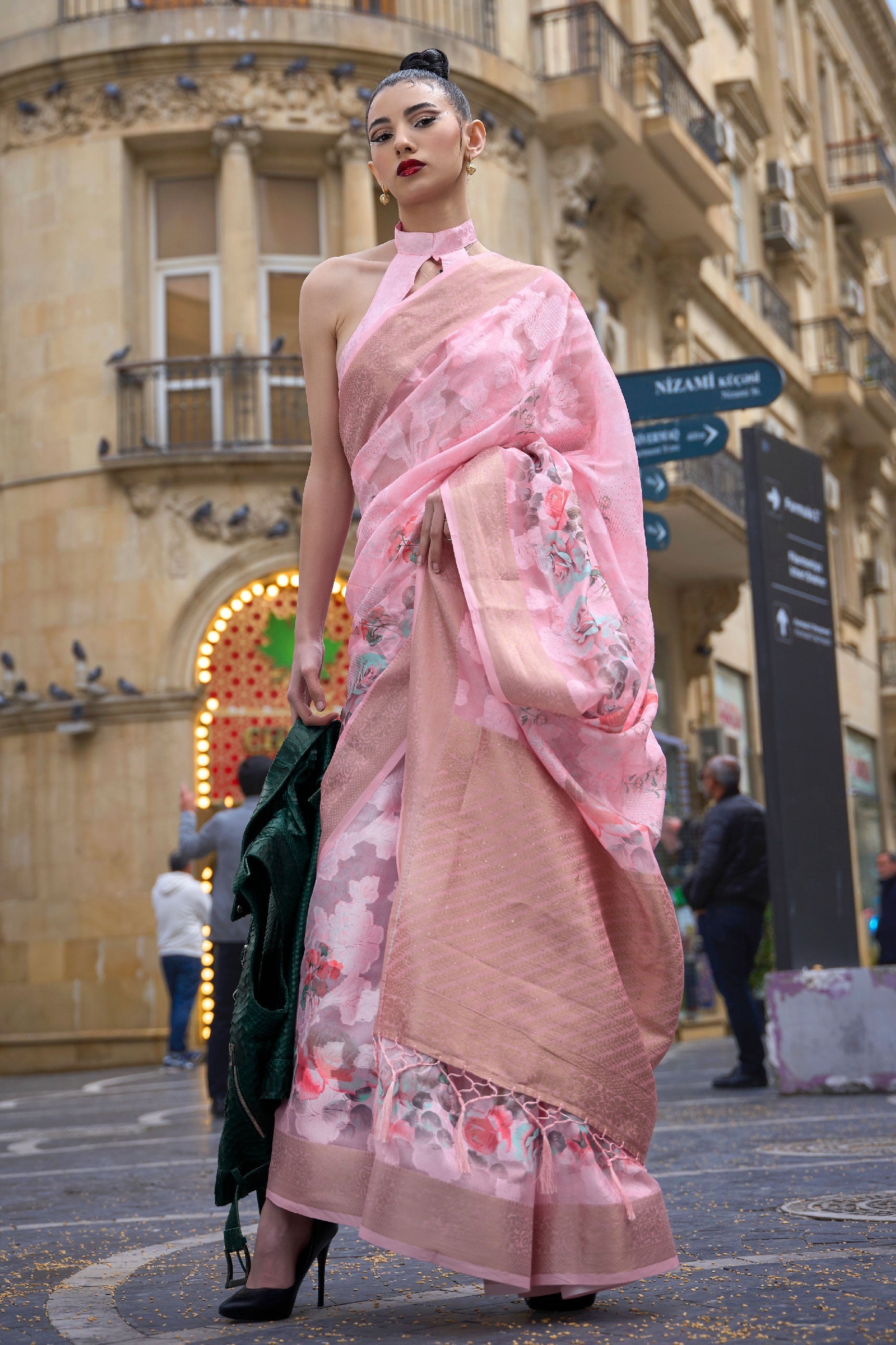 pink-sequined-brasso-saree-zb140547_1_SareeButa.com