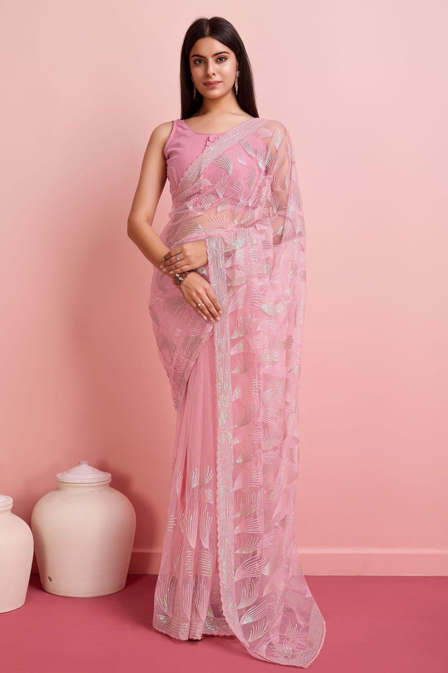 pink-sequined-net-saree-zb131830_1_SareeButa.com