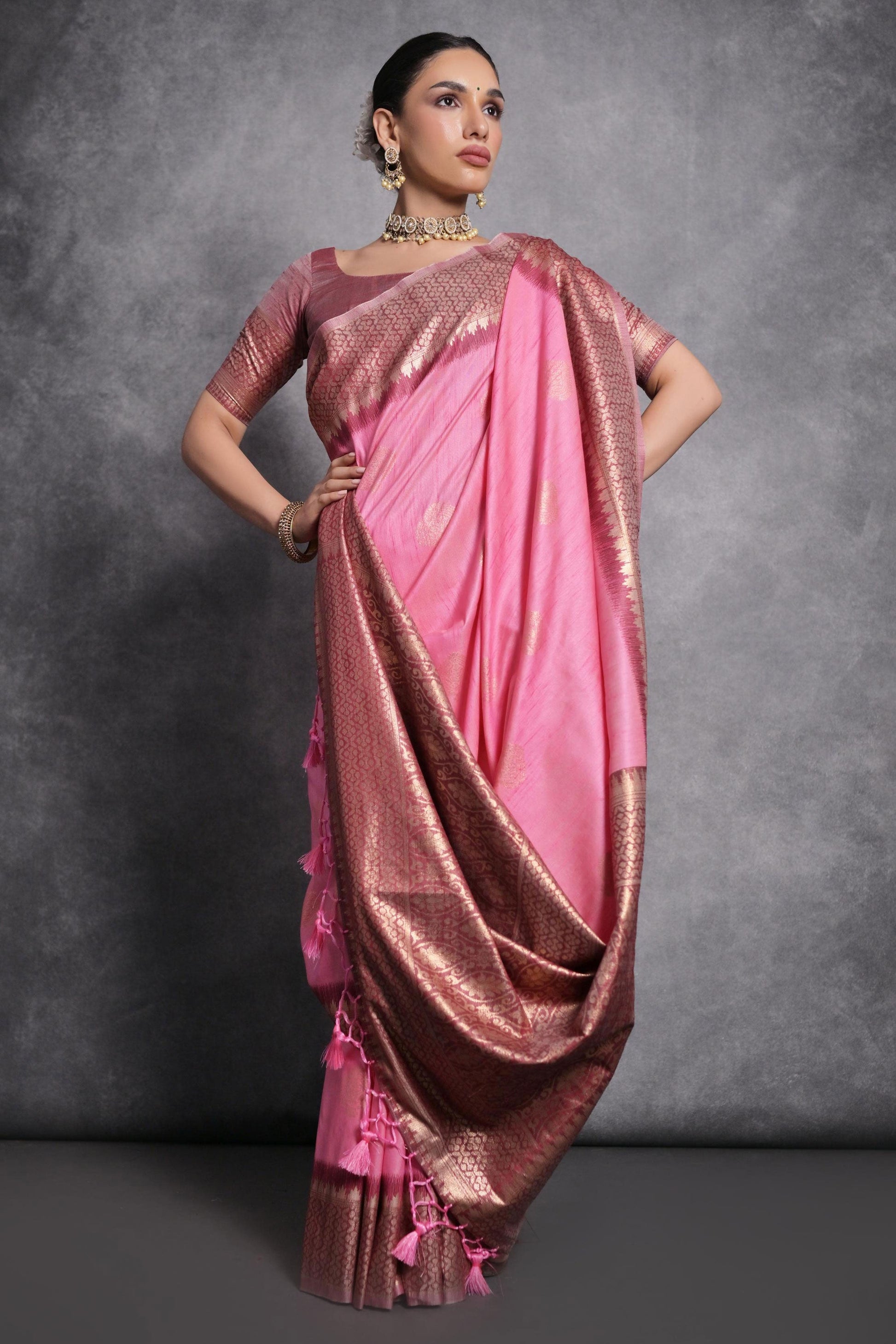 pink-tusser-silk-saree-zb130269_2_SareeButa.com