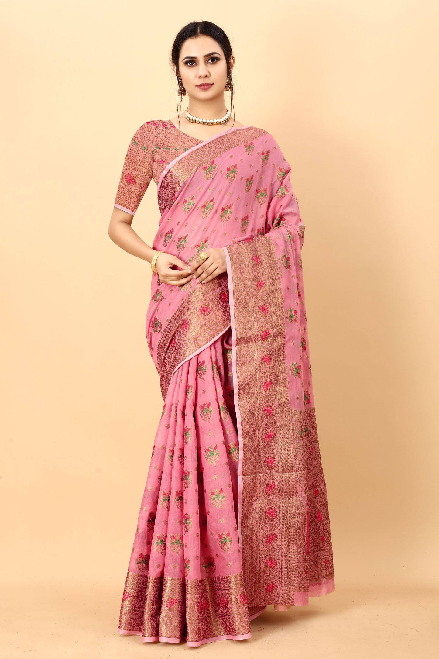 pink-woven-cotton-silk-saree-zb131376_1_SareeButa.com