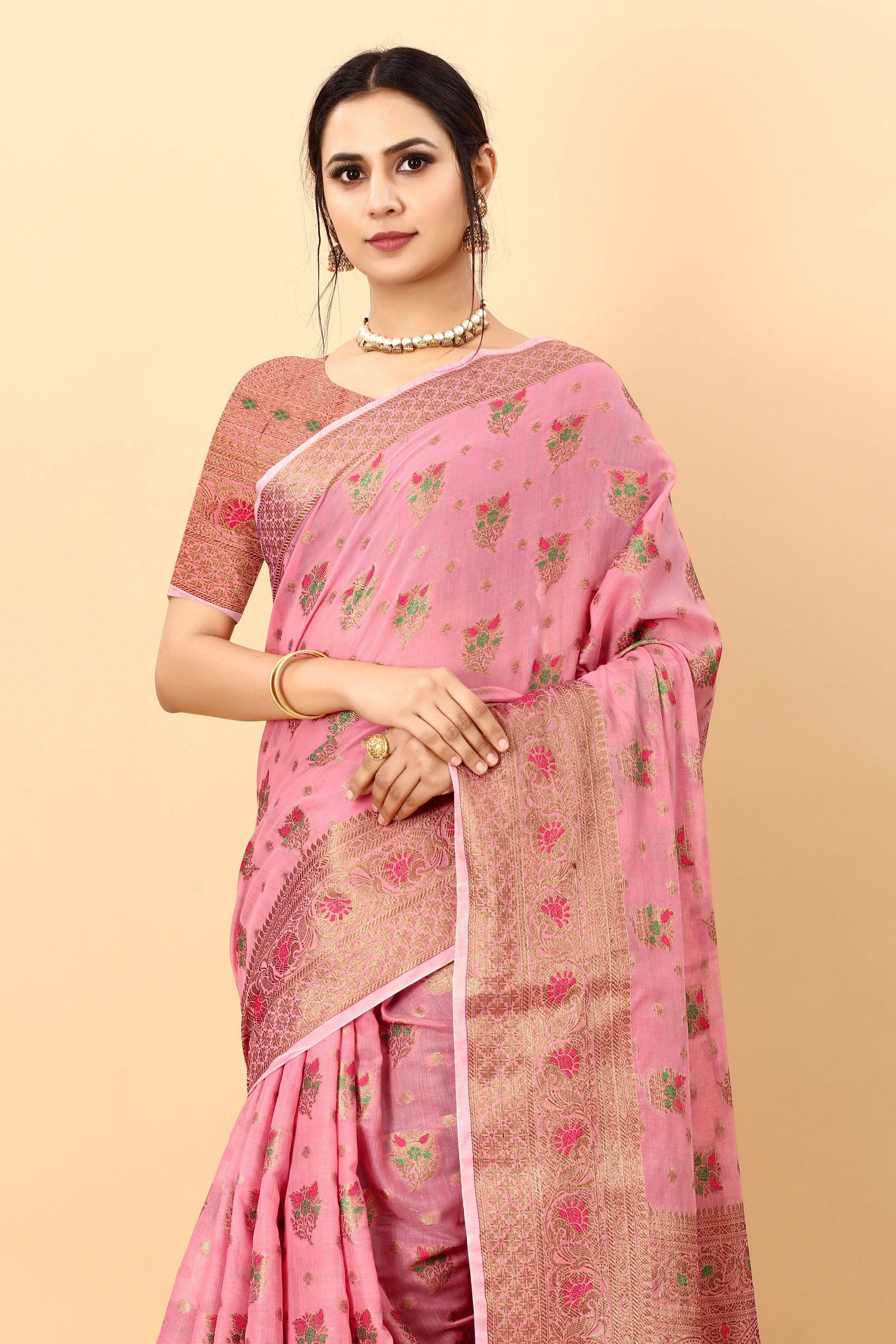 pink-woven-cotton-silk-saree-zb131376_3_SareeButa.com