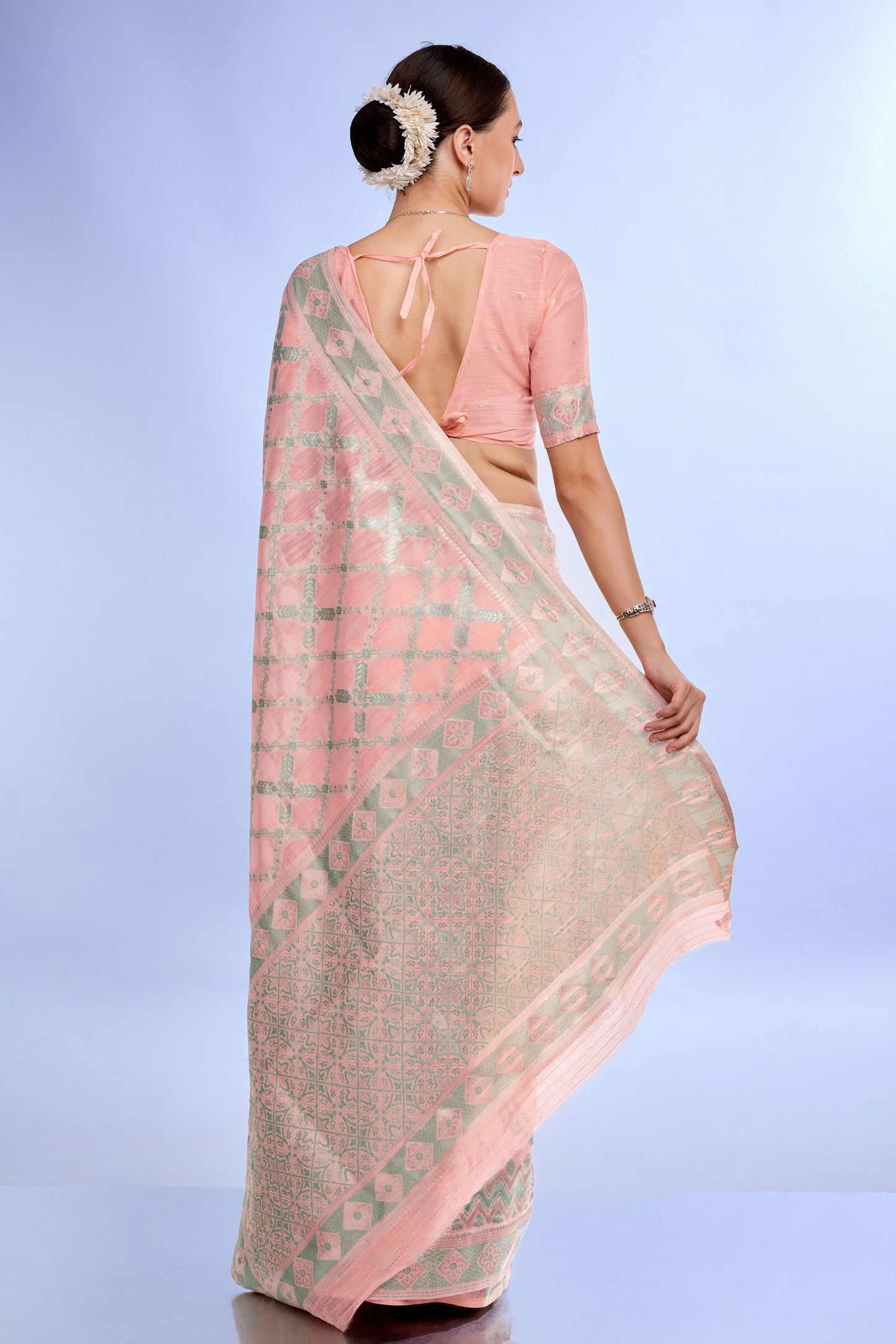 pink-woven-linen-saree-zb132201_2_SareeButa.com