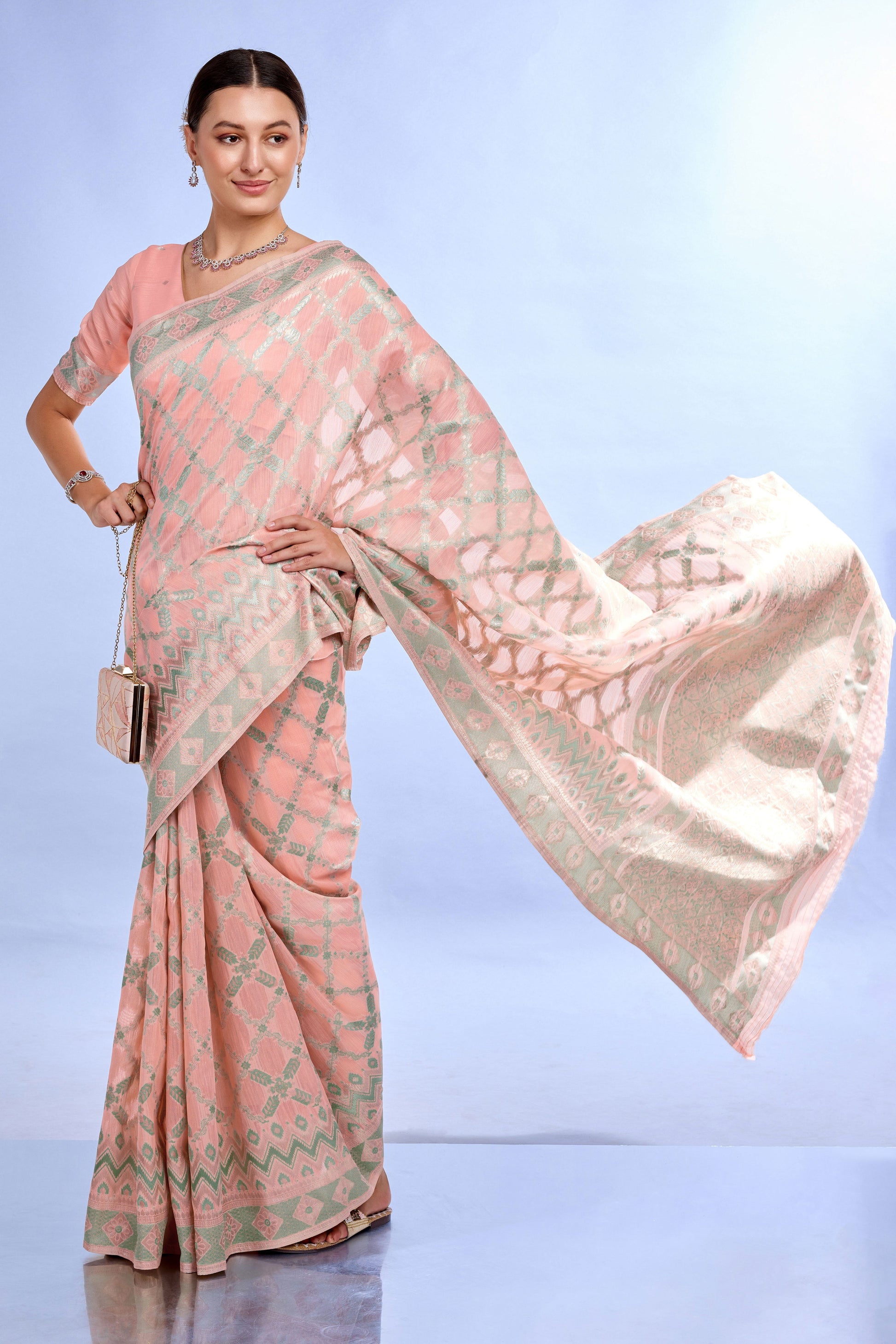 pink-woven-linen-saree-zb132201_3_SareeButa.com