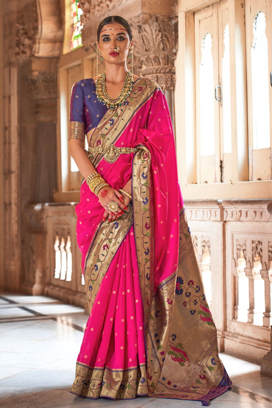 pink-woven-paithani-silk-saree-zb130984_1_SareeButa.com