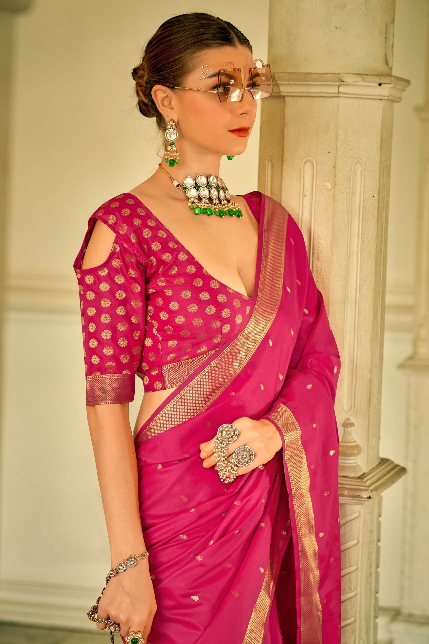 pink-woven-satin-silk-saree-zb131198_2_SareeButa.com