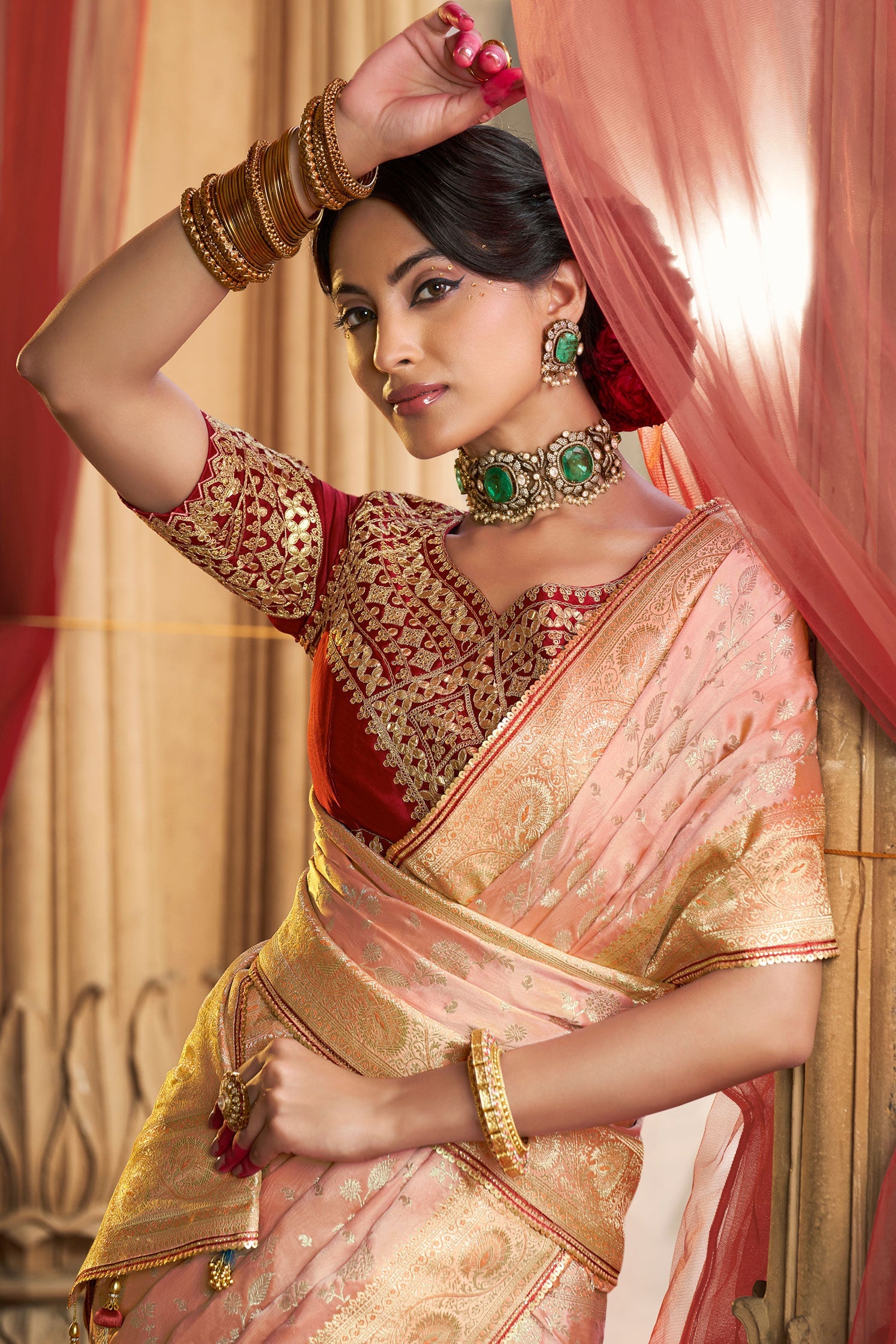 pink-woven-silk-saree-zb132736_2_SareeButa.com